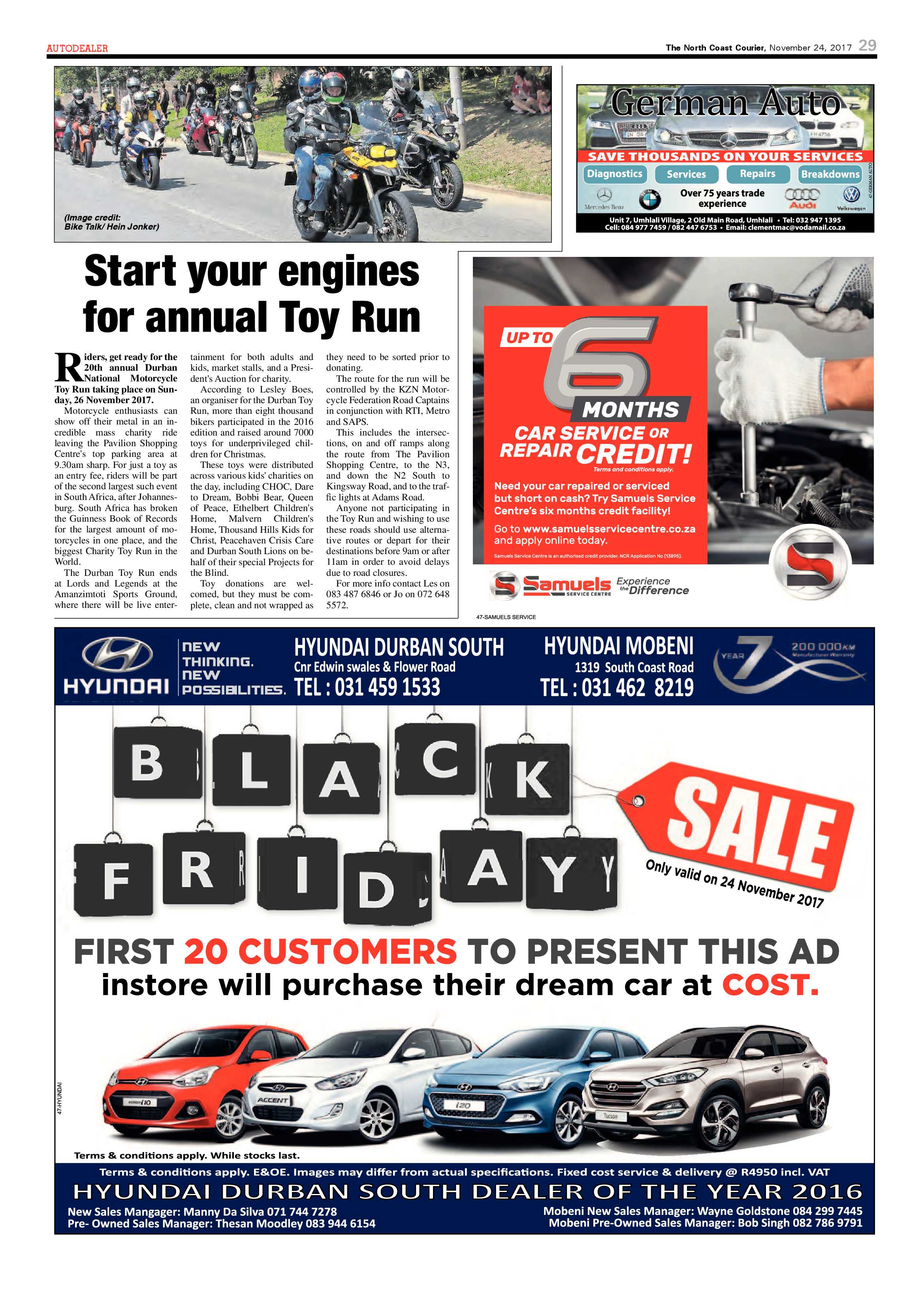 The North Coast Courier – 24 November 2017 page 29