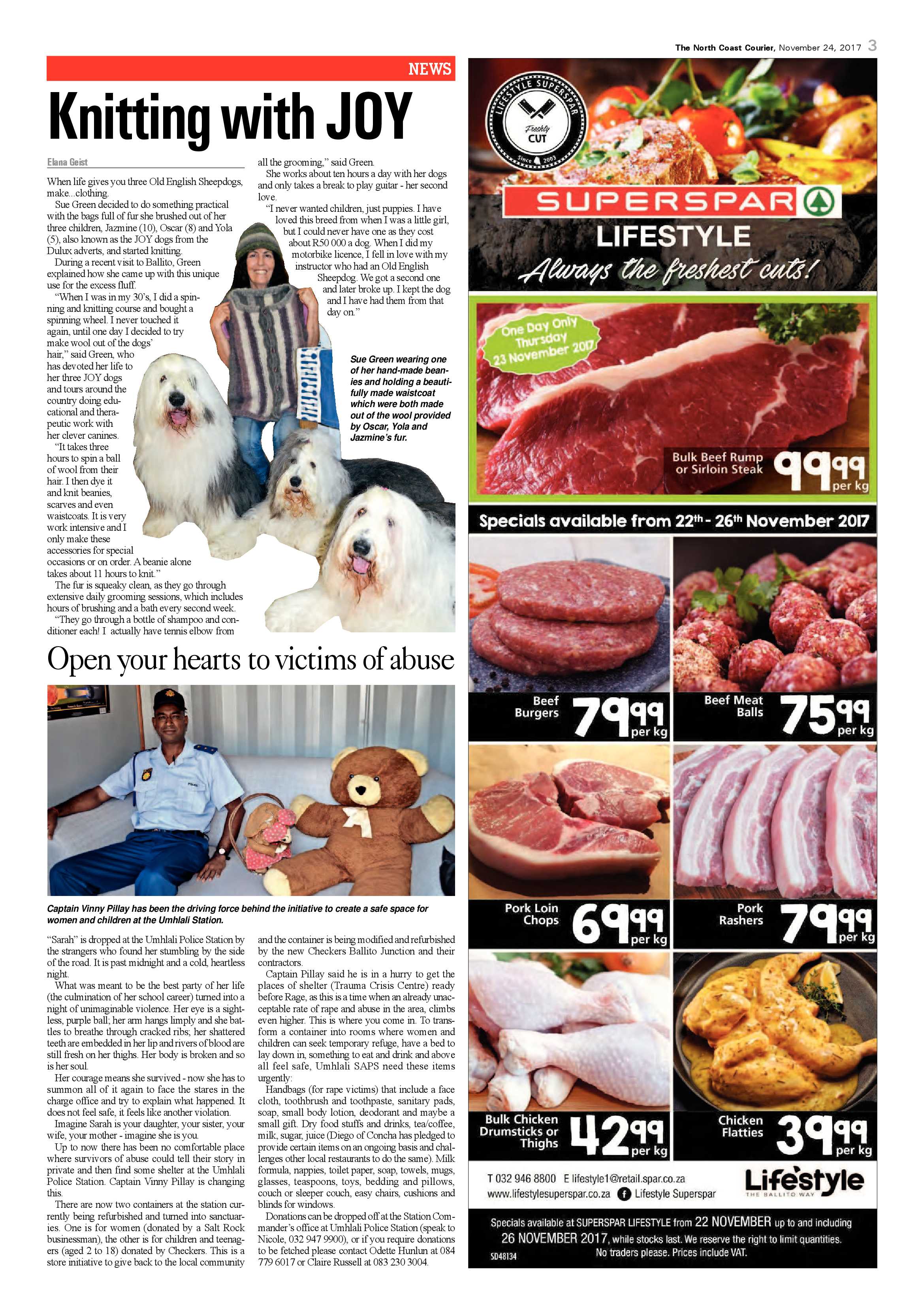 The North Coast Courier – 24 November 2017 page 3