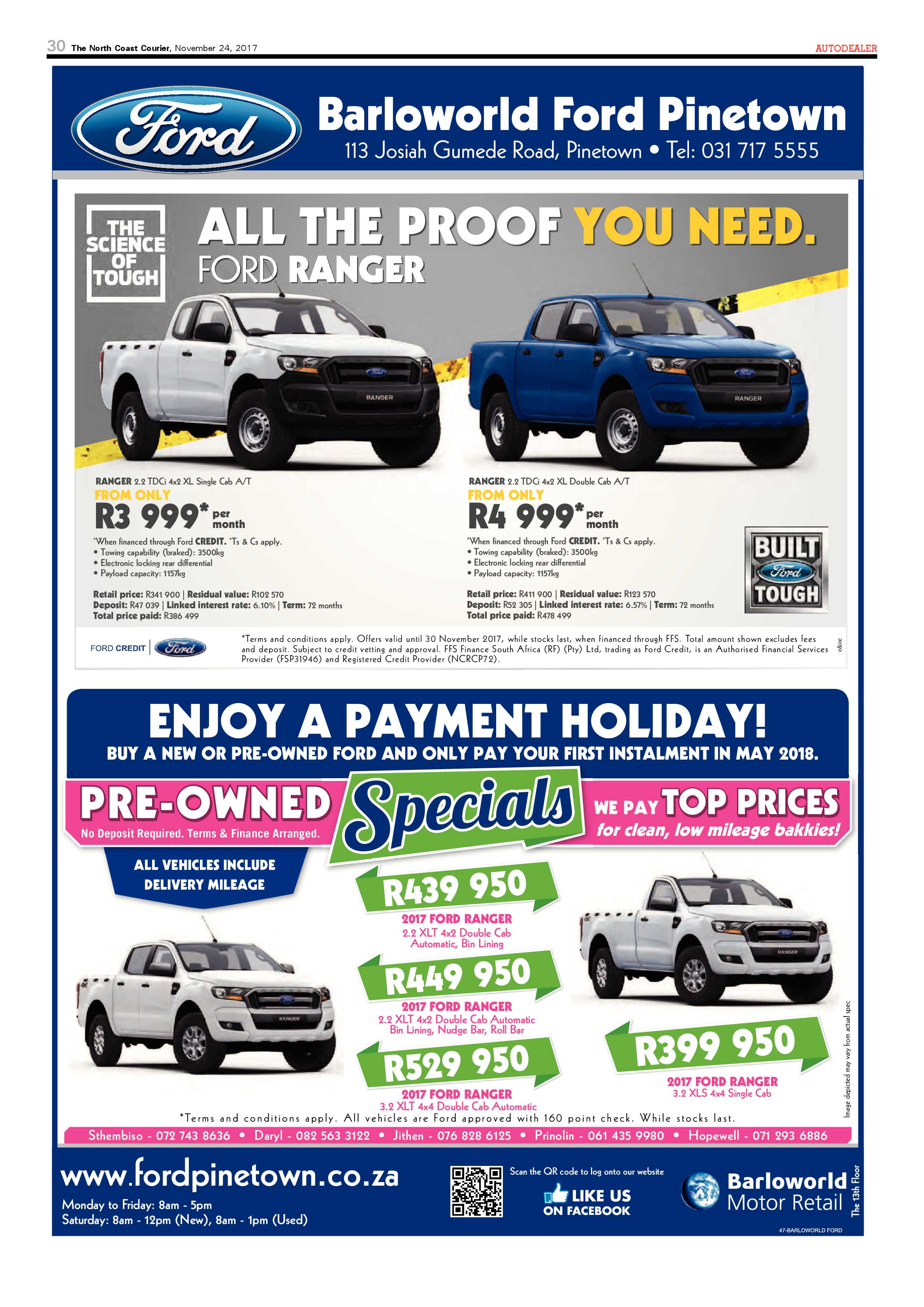 The North Coast Courier – 24 November 2017 page 30