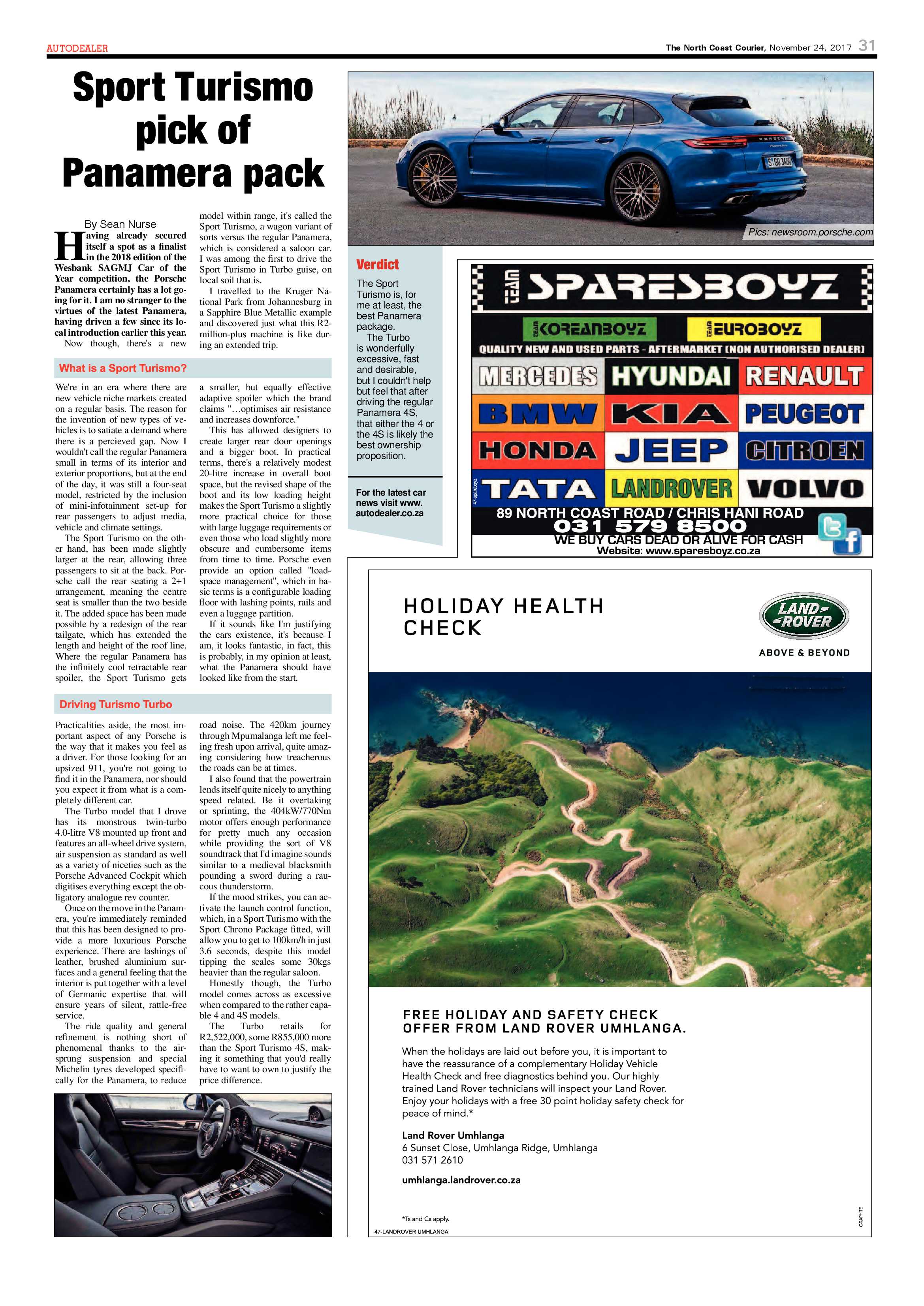 The North Coast Courier – 24 November 2017 page 31