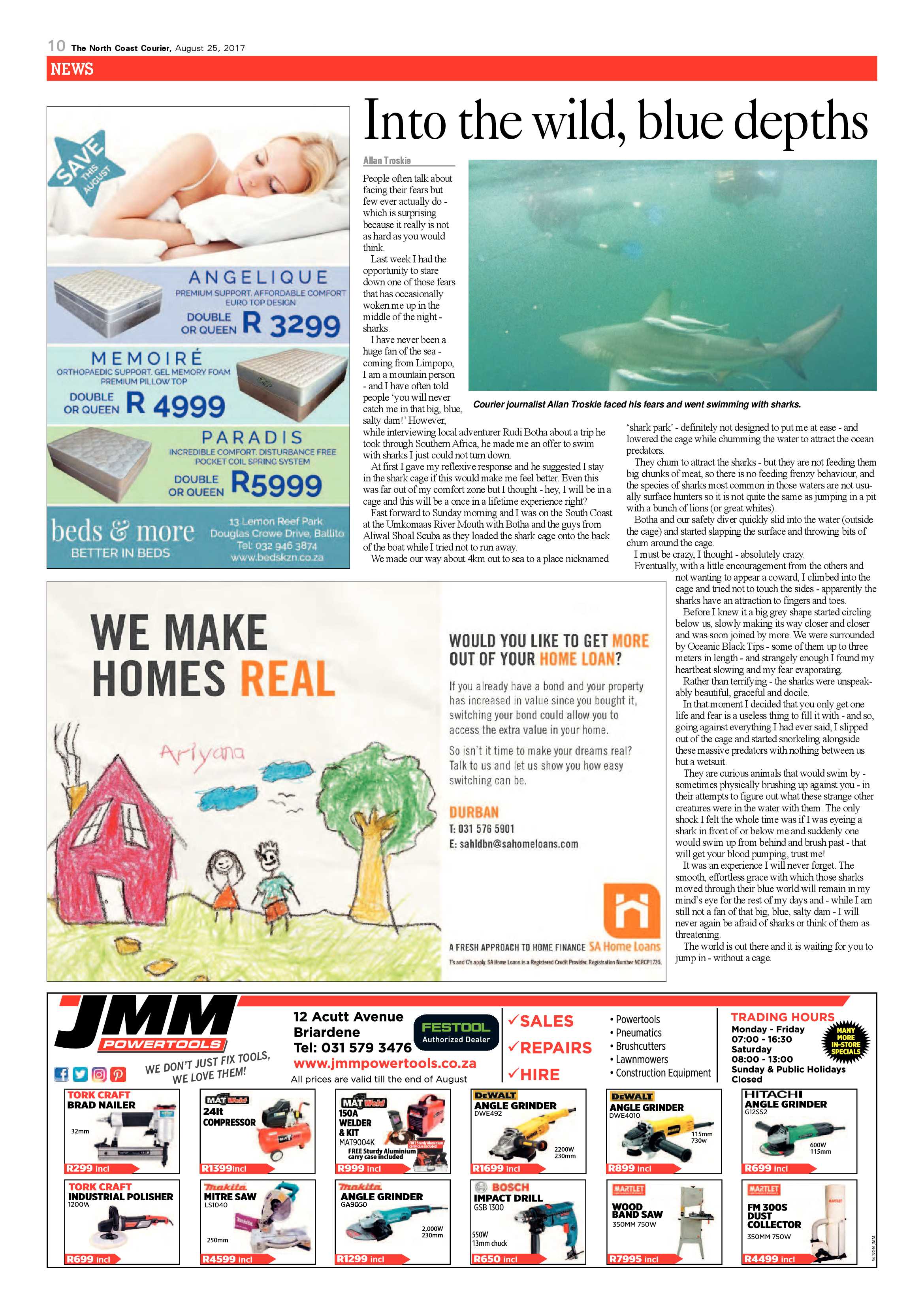The North Coast Courier – 25 August 2017 page 10