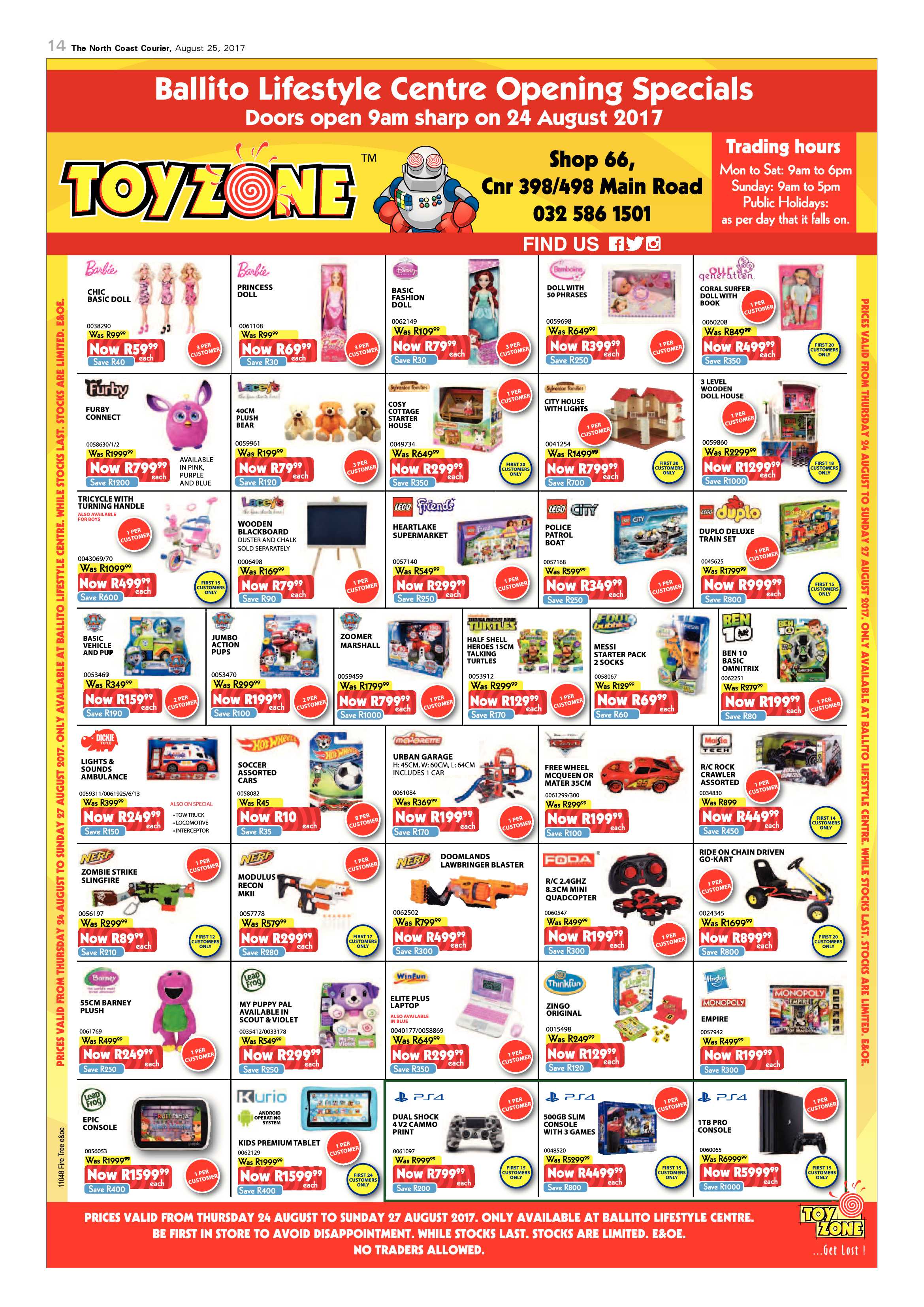 The North Coast Courier – 25 August 2017 page 14