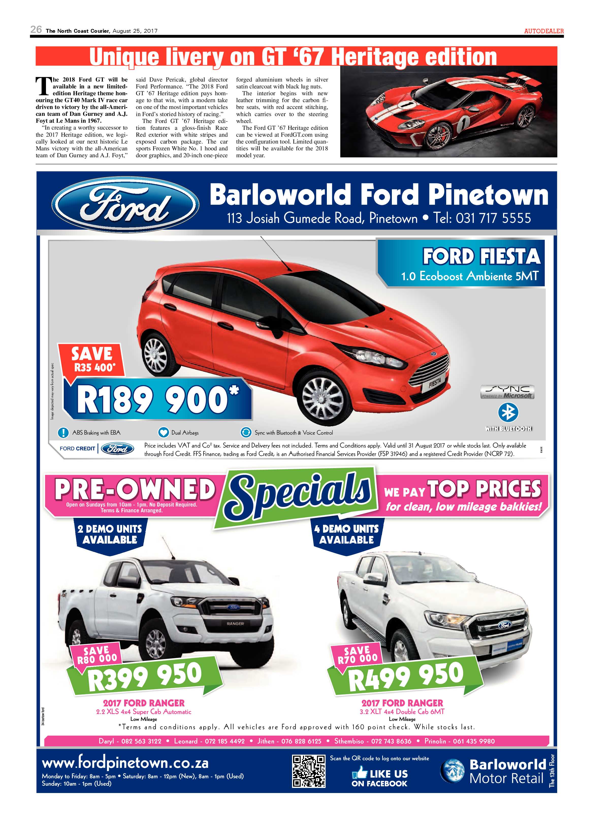 The North Coast Courier – 25 August 2017 page 26