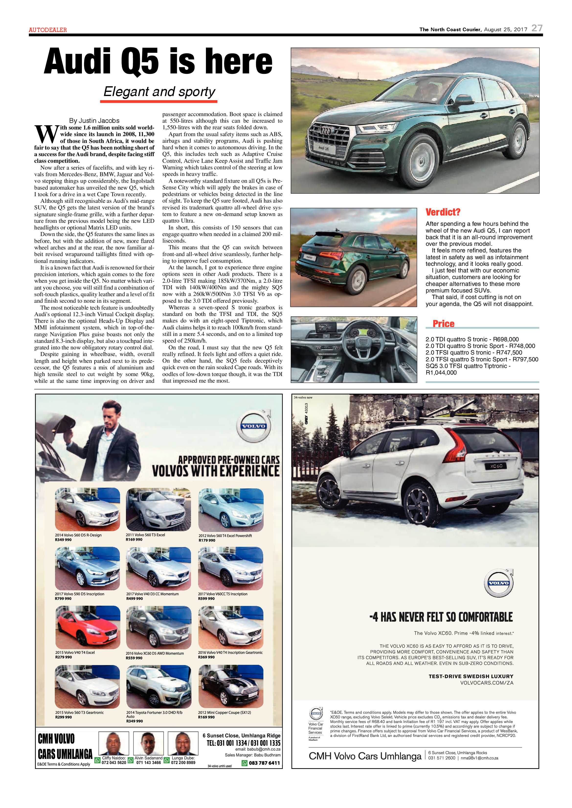 The North Coast Courier – 25 August 2017 page 27