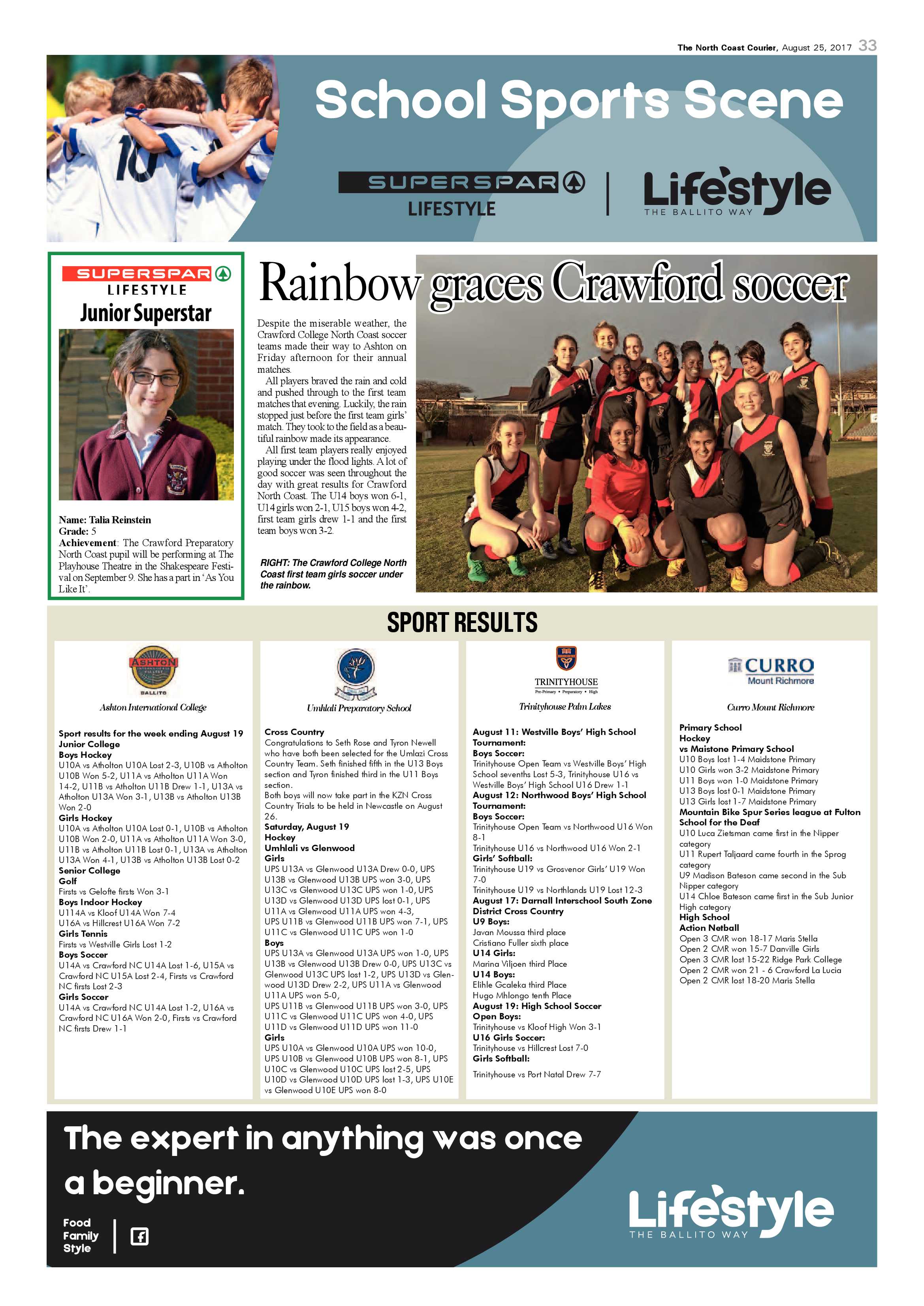 The North Coast Courier – 25 August 2017 page 33