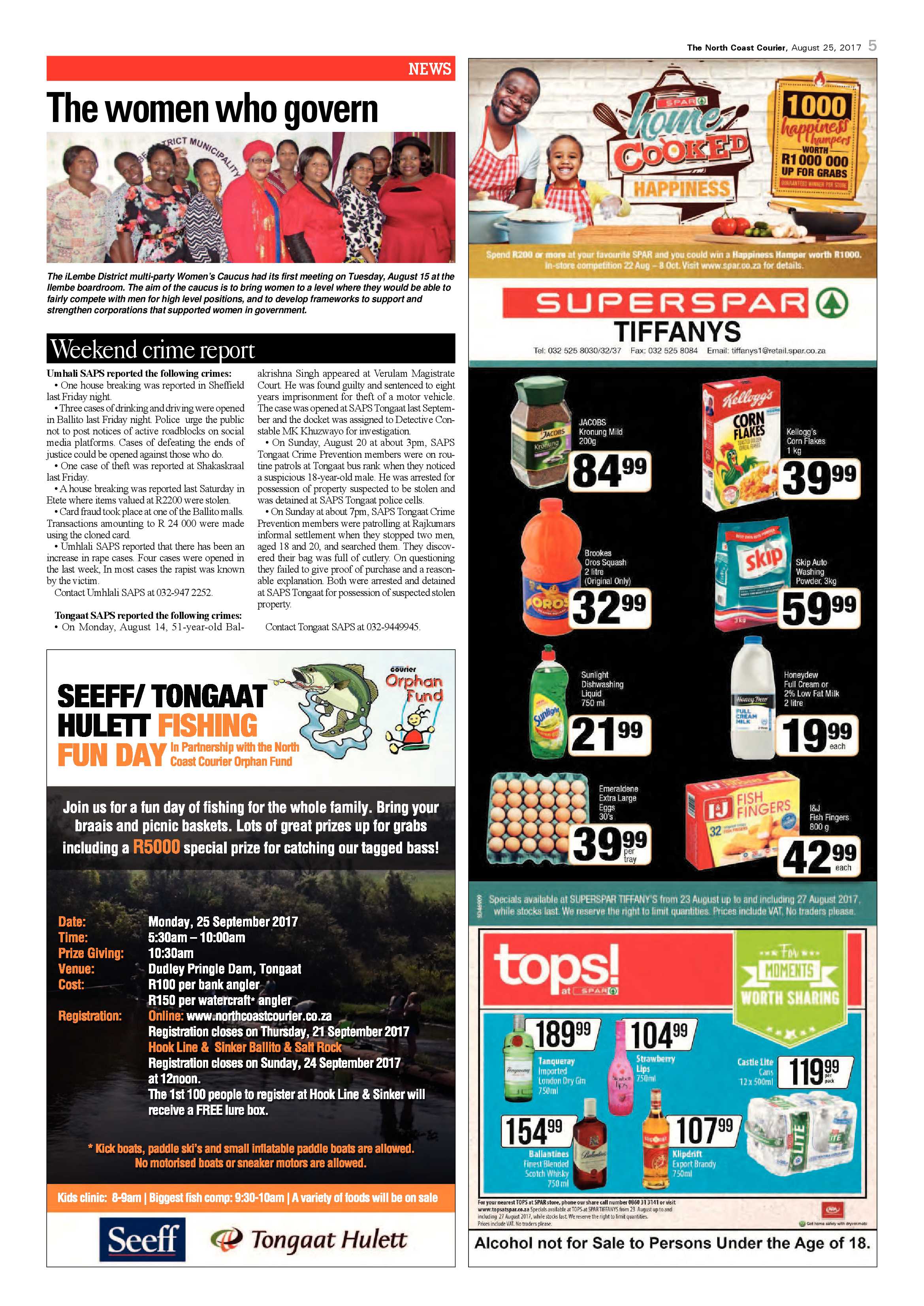 The North Coast Courier – 25 August 2017 page 5
