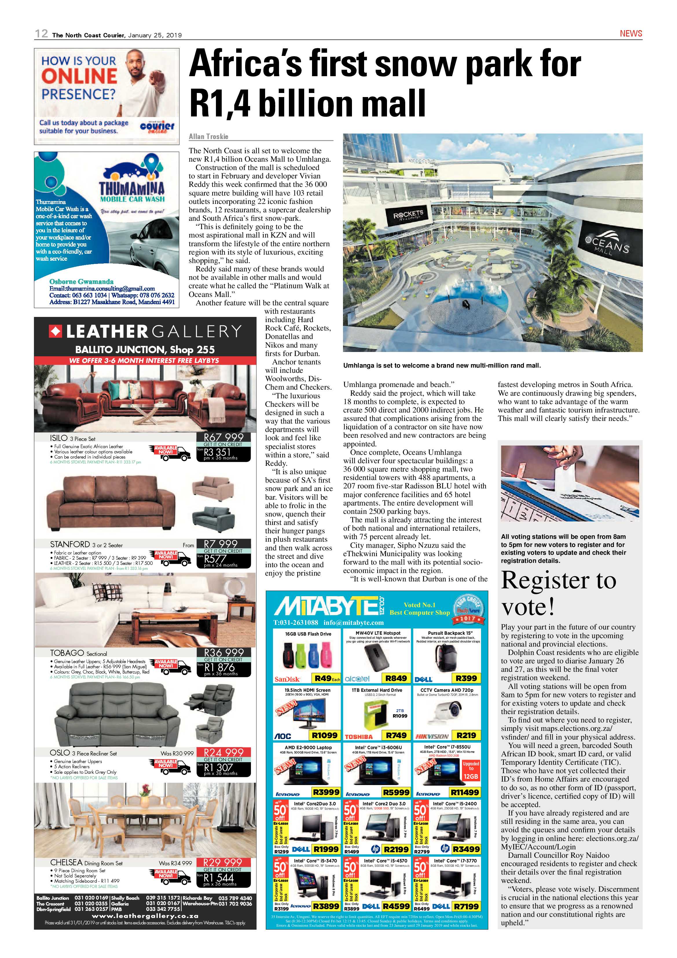 The North Coast Courier – 25 January 2019 page 12
