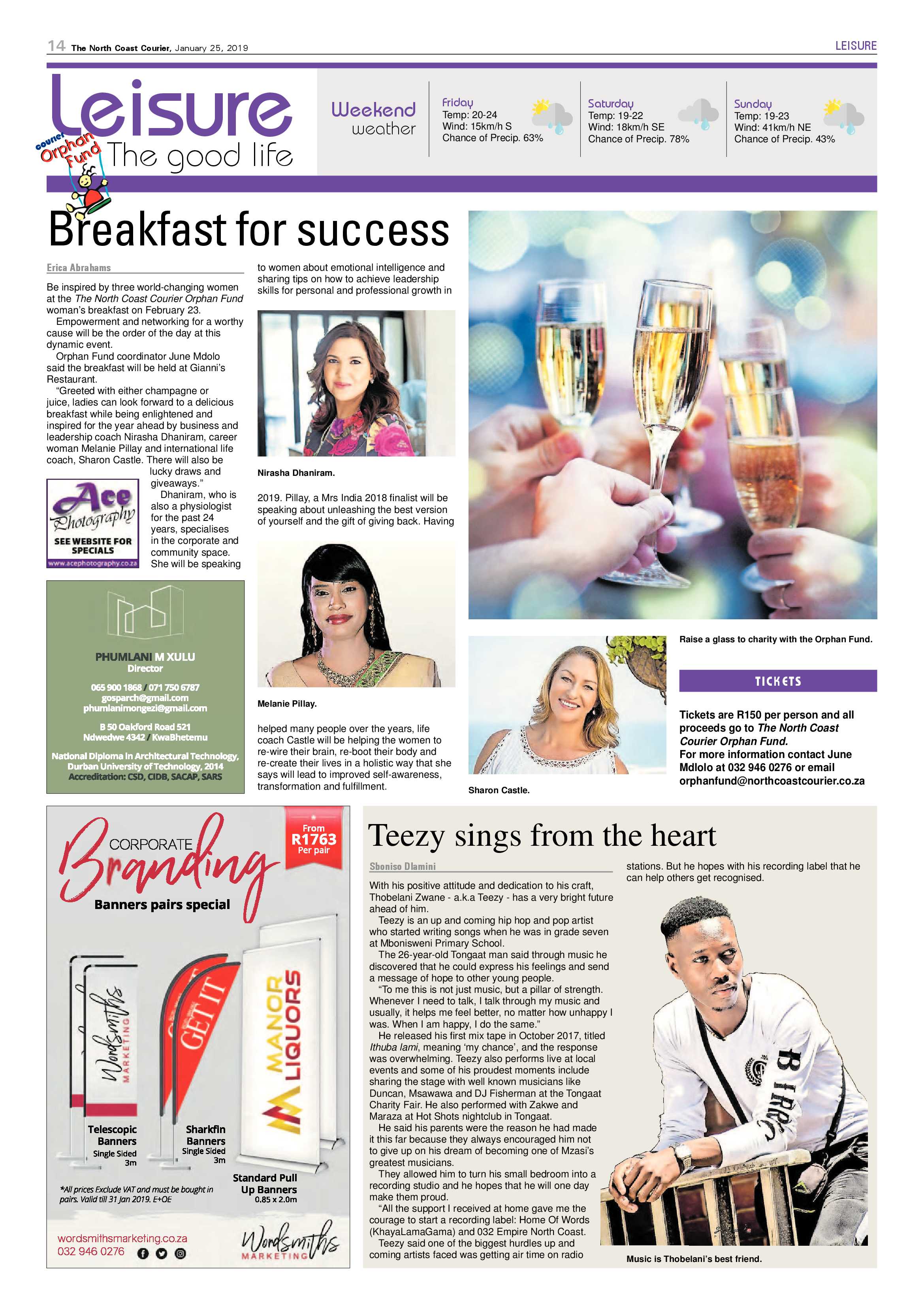 The North Coast Courier – 25 January 2019 page 14