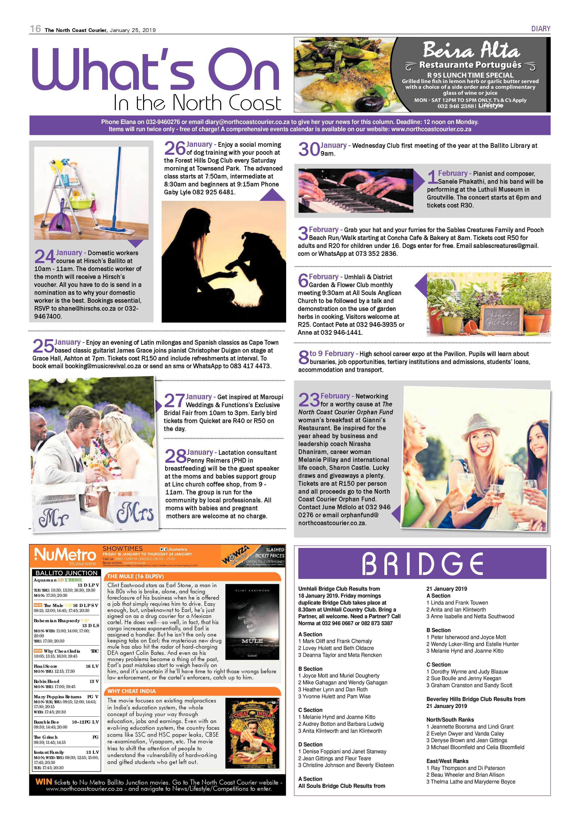 The North Coast Courier – 25 January 2019 page 16