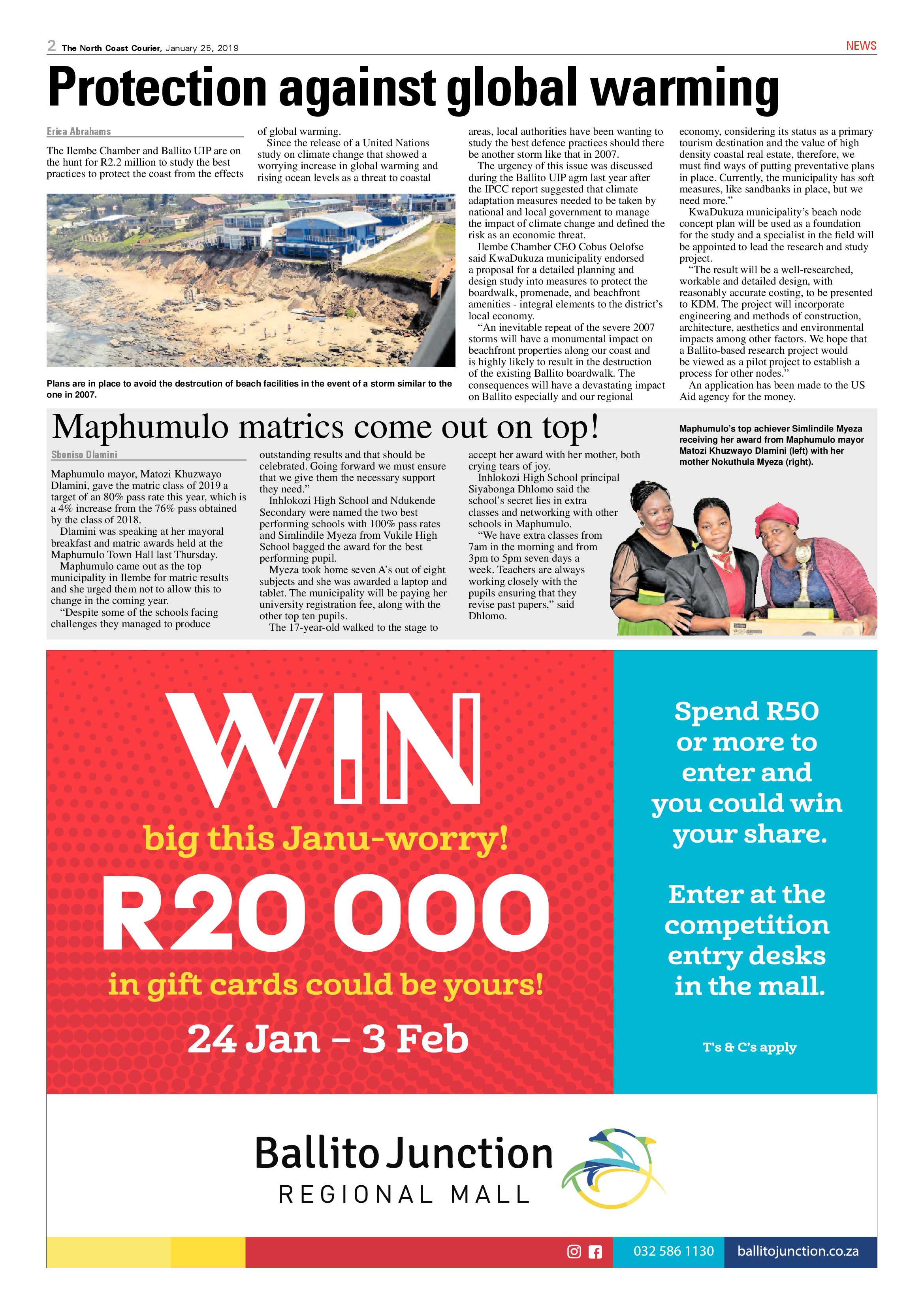The North Coast Courier – 25 January 2019 page 2