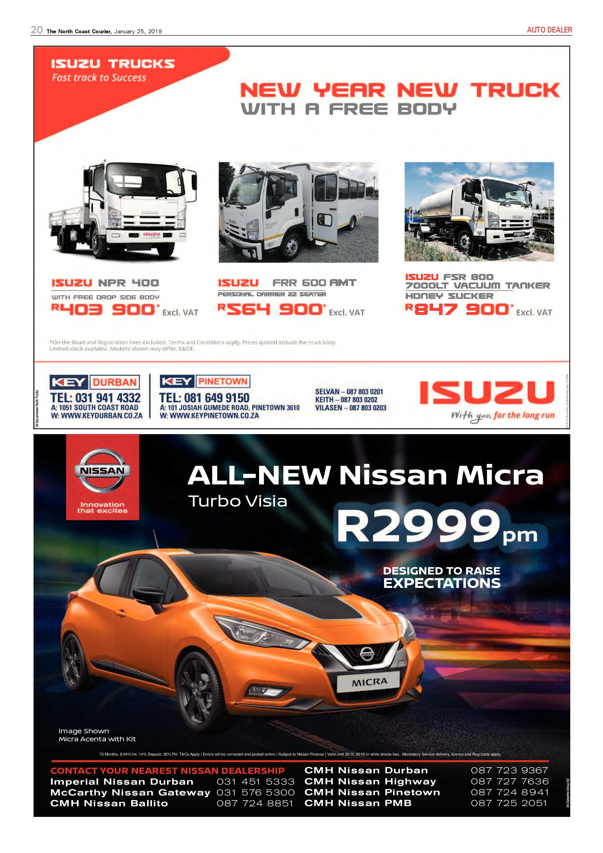 The North Coast Courier – 25 January 2019 page 20