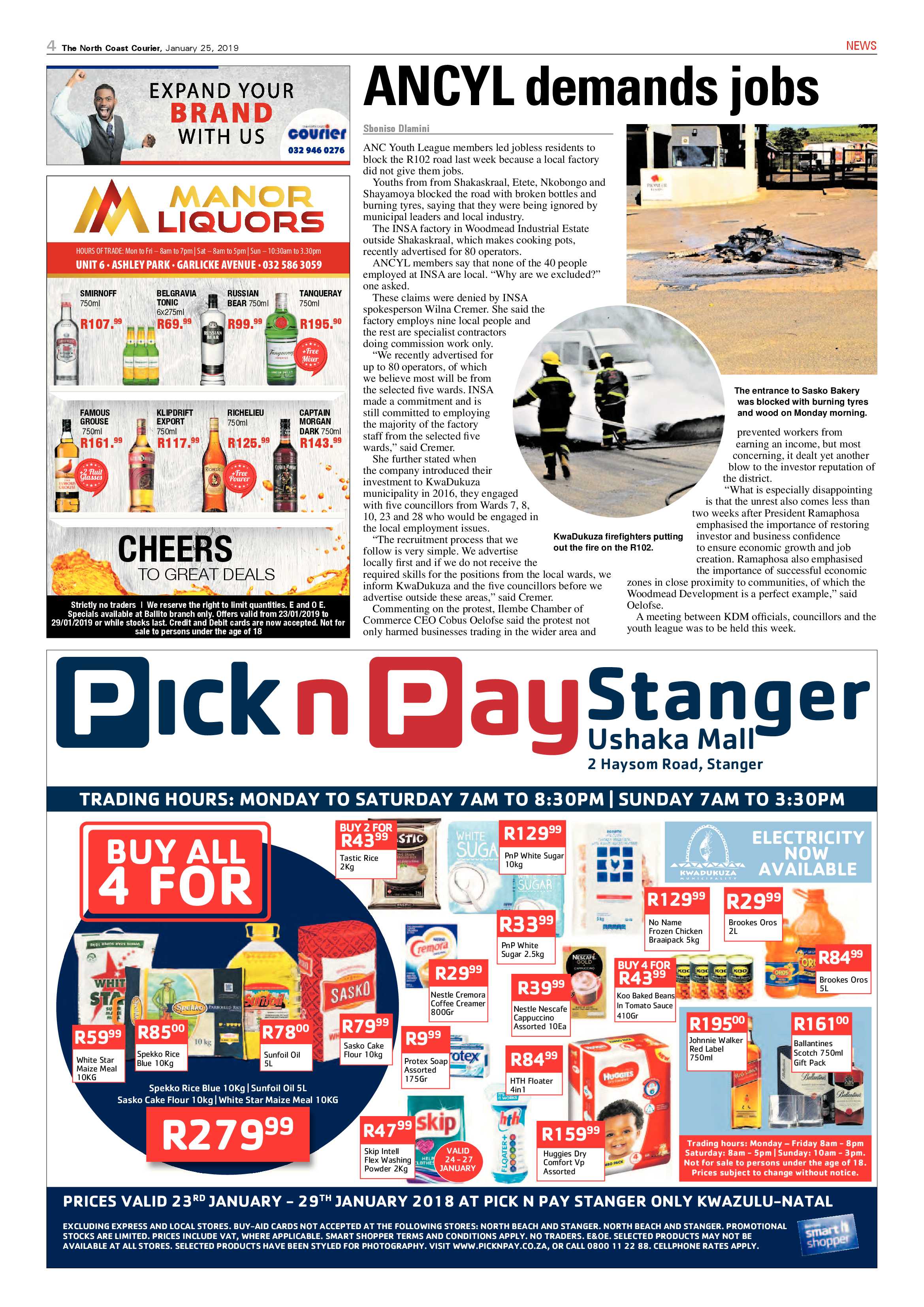 The North Coast Courier – 25 January 2019 page 4