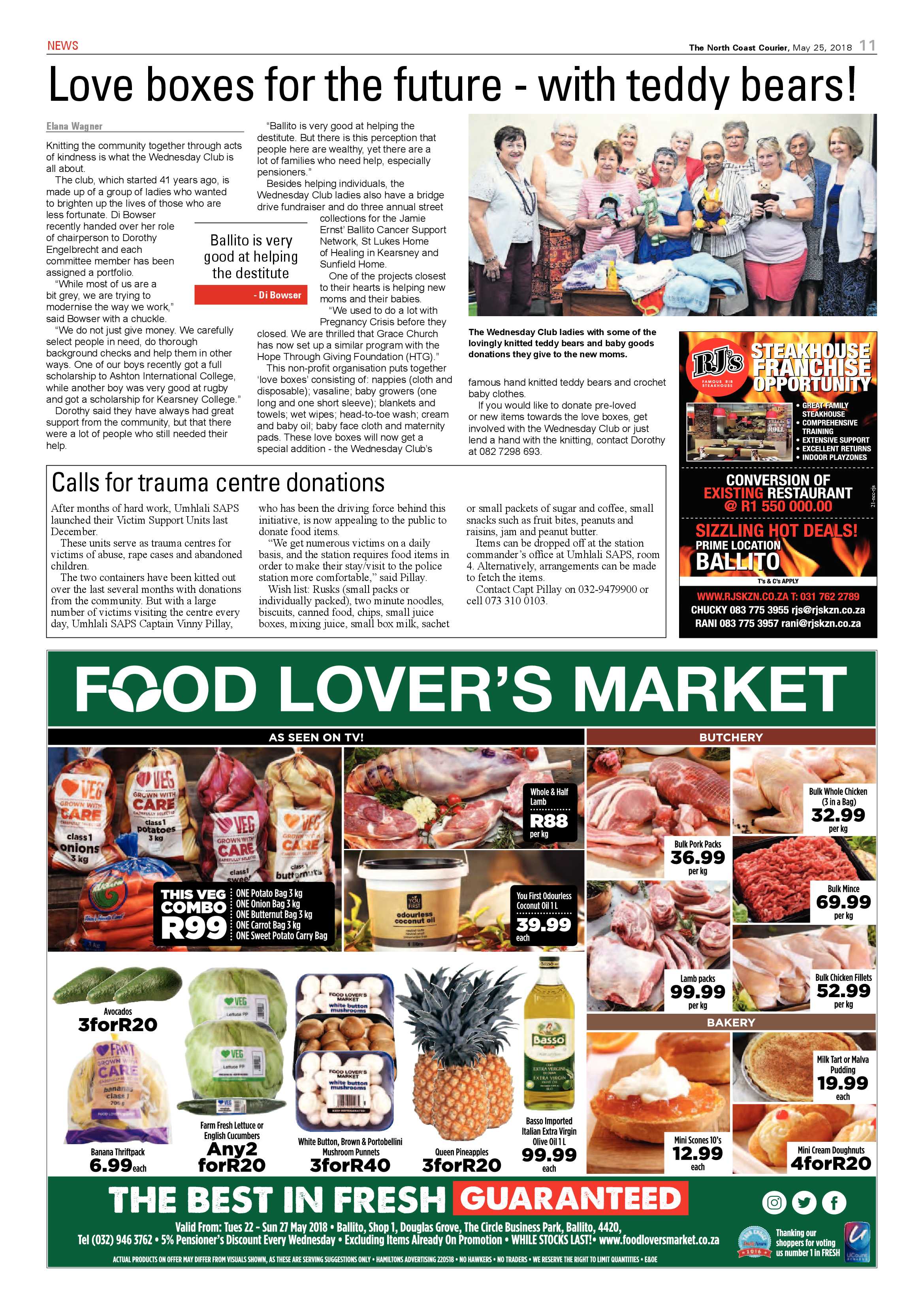 The North Coast Courier – 25 May 2018 page 11