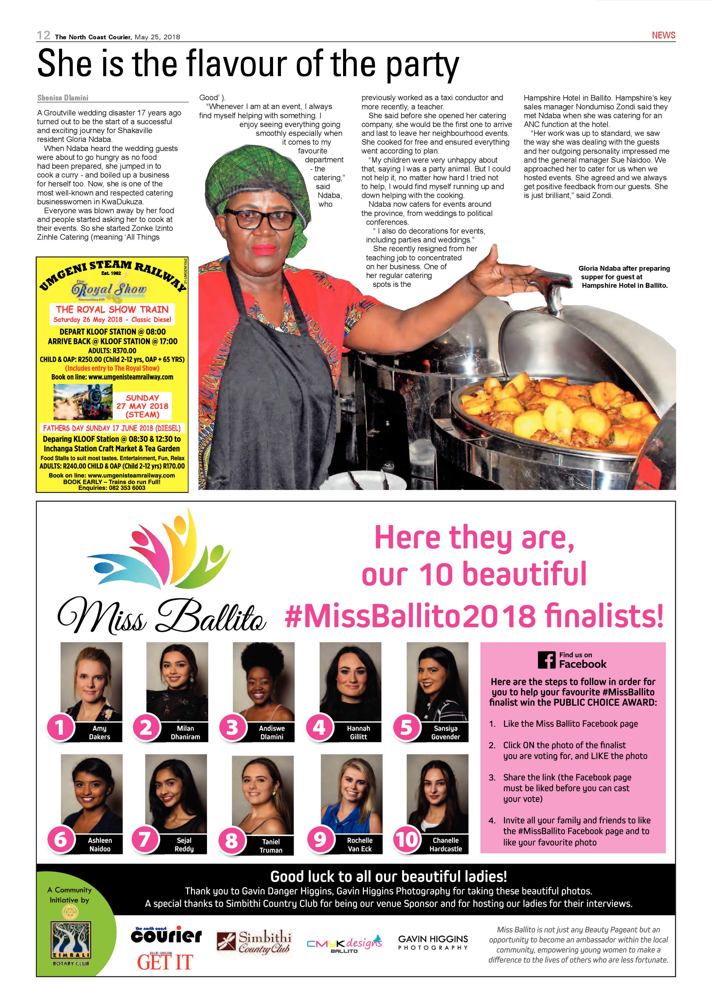 The North Coast Courier – 25 May 2018 page 12