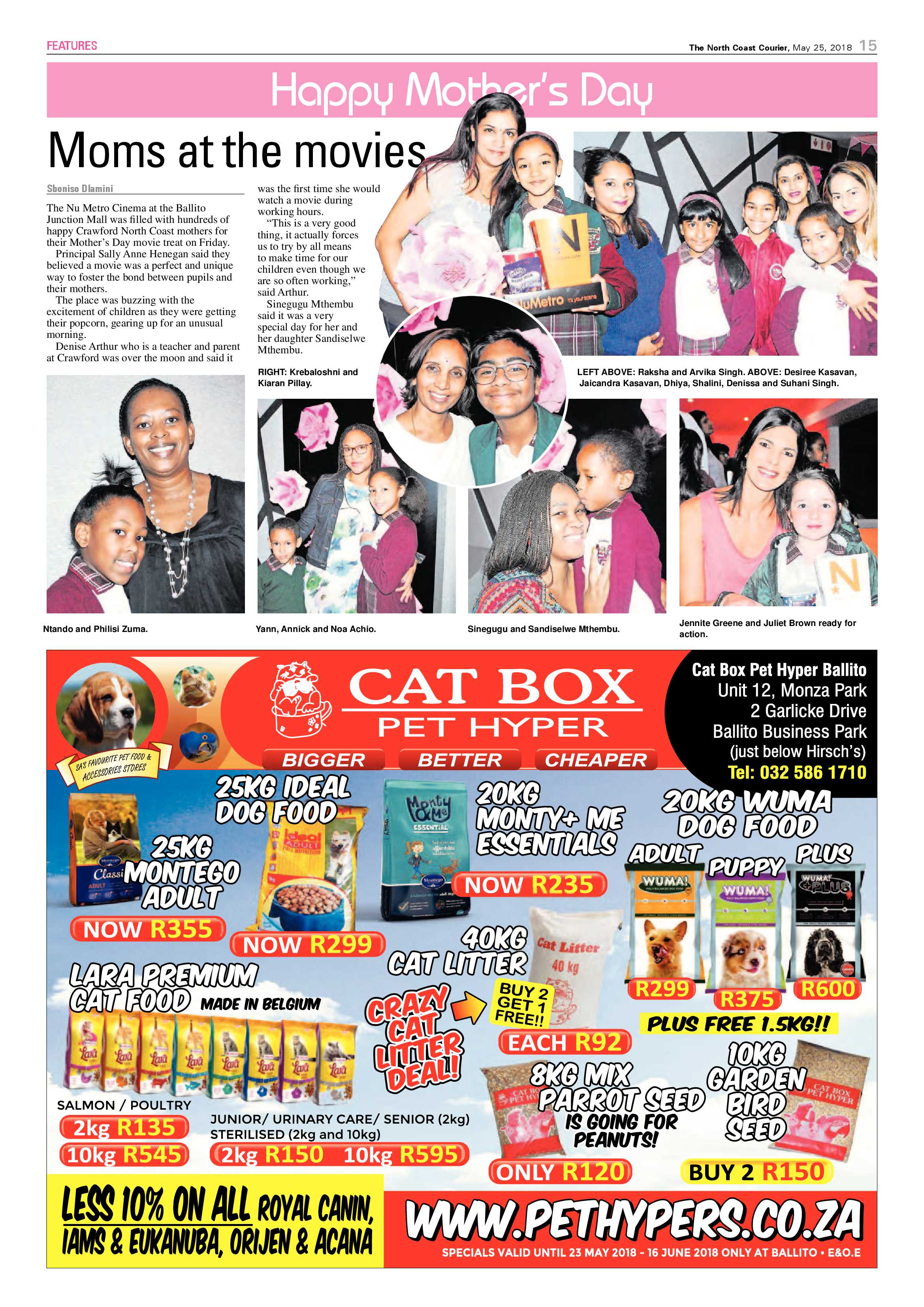 The North Coast Courier – 25 May 2018 page 15