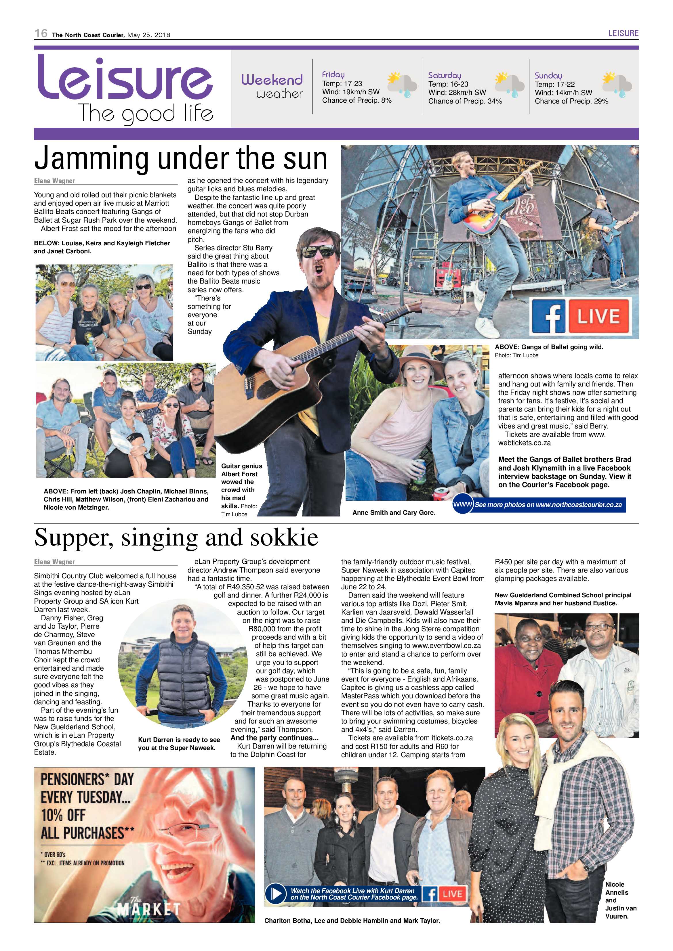 The North Coast Courier – 25 May 2018 page 16
