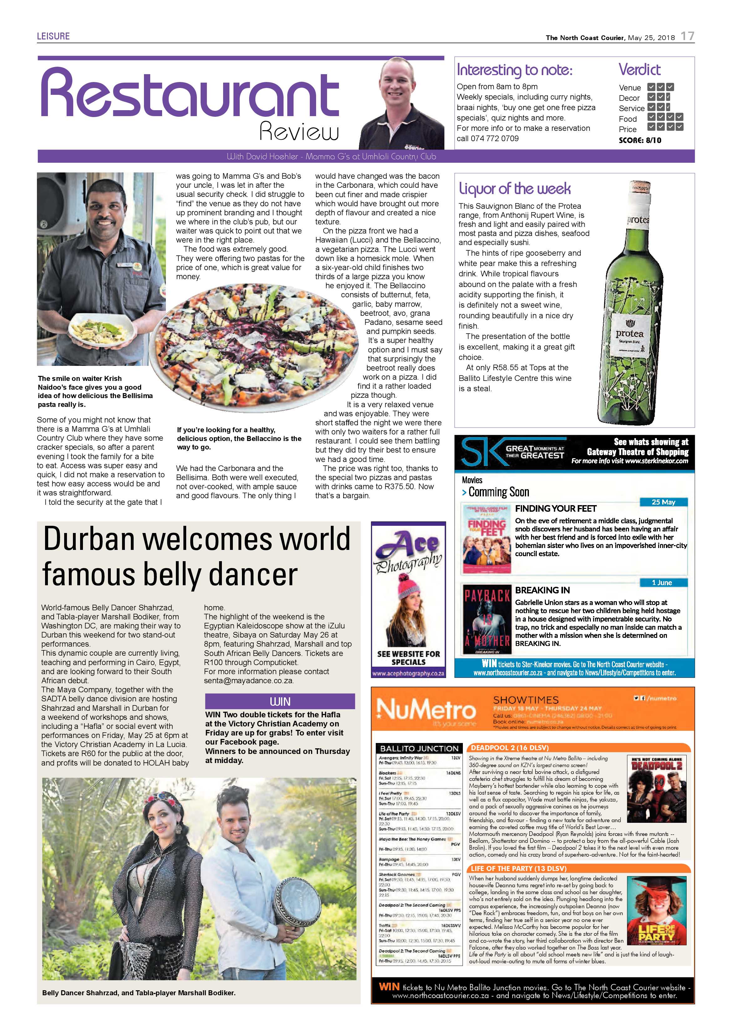 The North Coast Courier – 25 May 2018 page 17