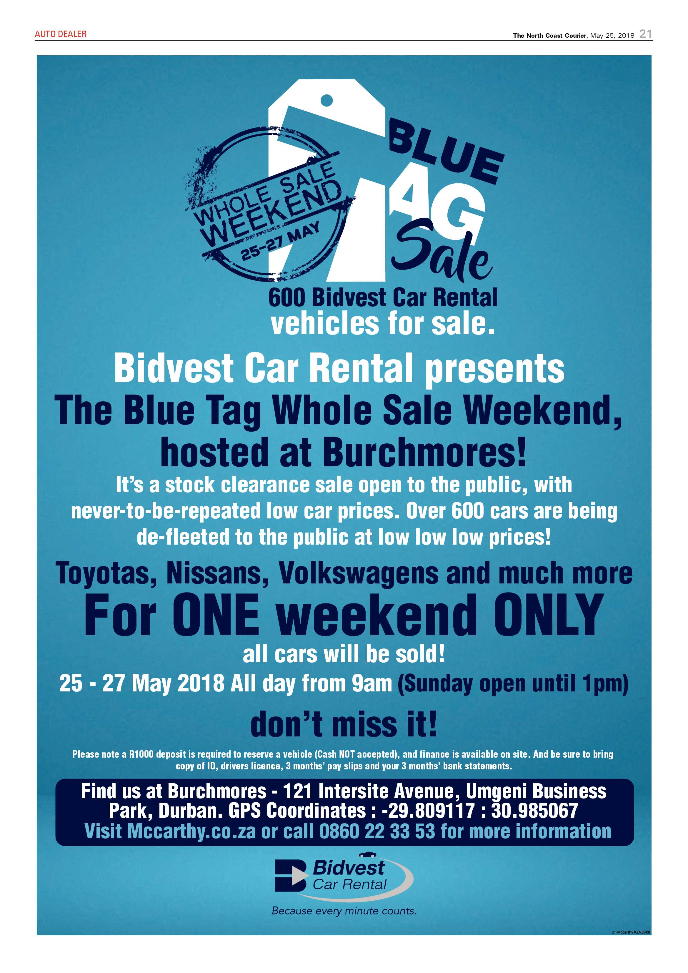 The North Coast Courier – 25 May 2018 page 21