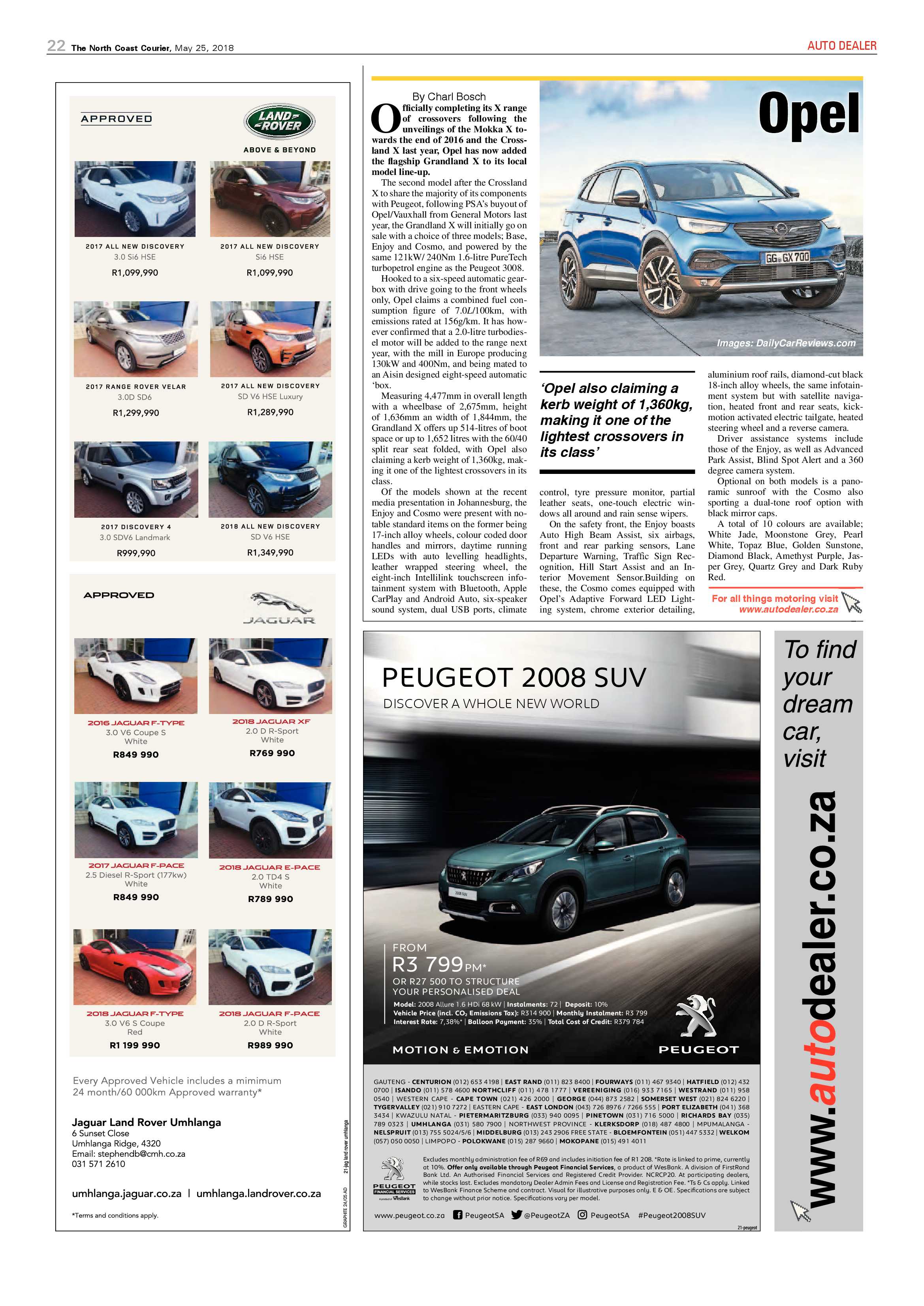 The North Coast Courier – 25 May 2018 page 22
