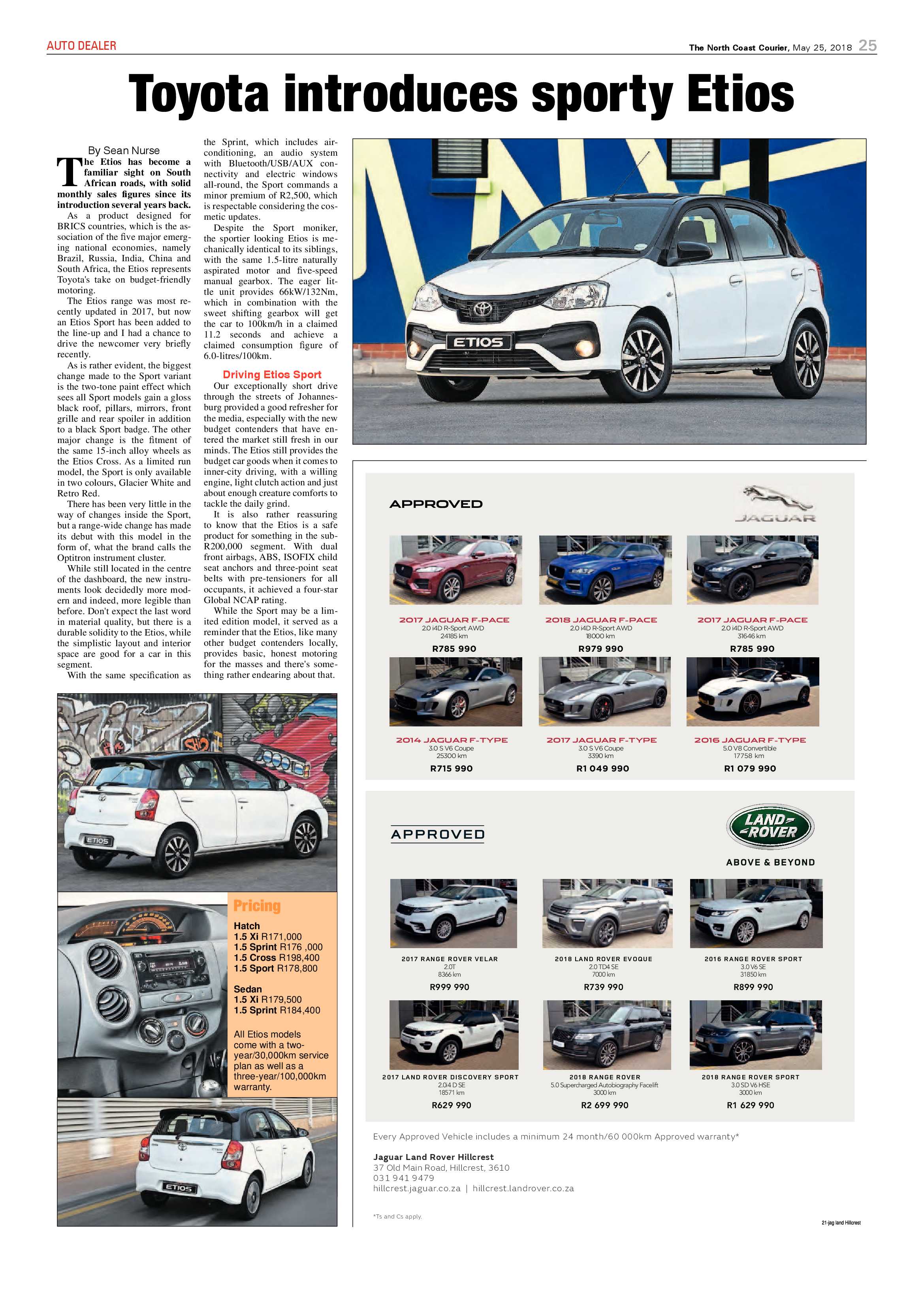 The North Coast Courier – 25 May 2018 page 25