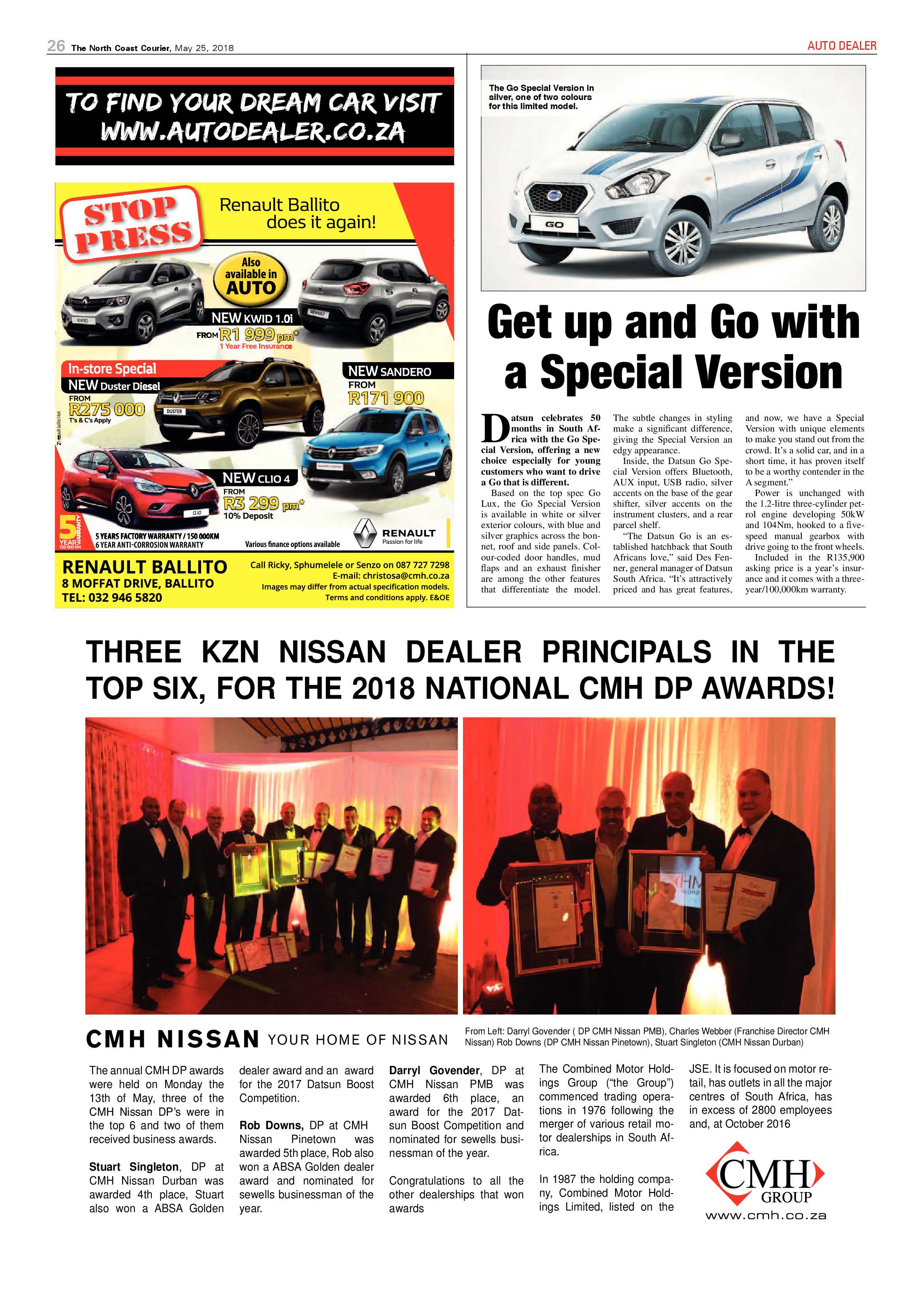 The North Coast Courier – 25 May 2018 page 26