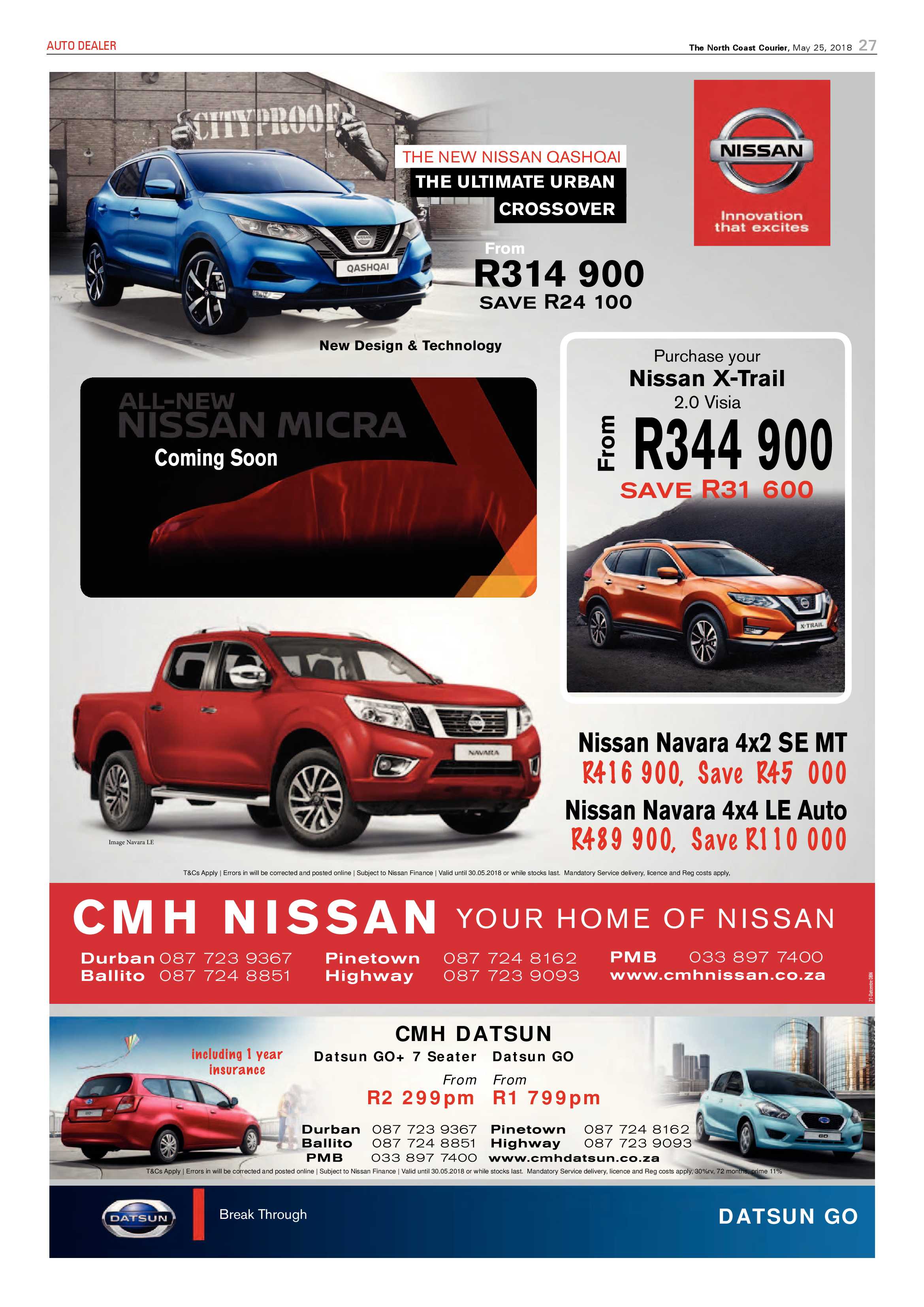 The North Coast Courier – 25 May 2018 page 27