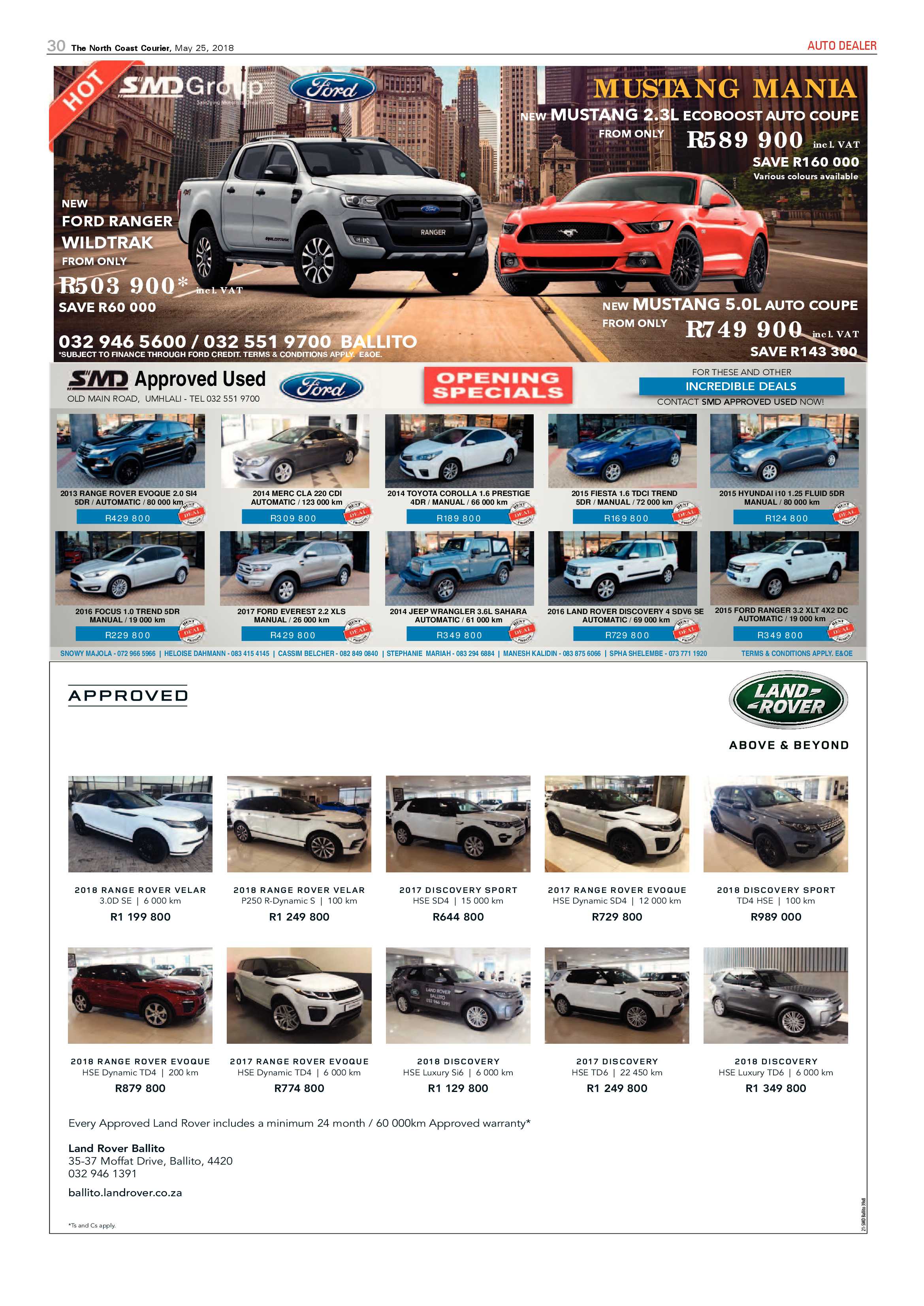 The North Coast Courier – 25 May 2018 page 30