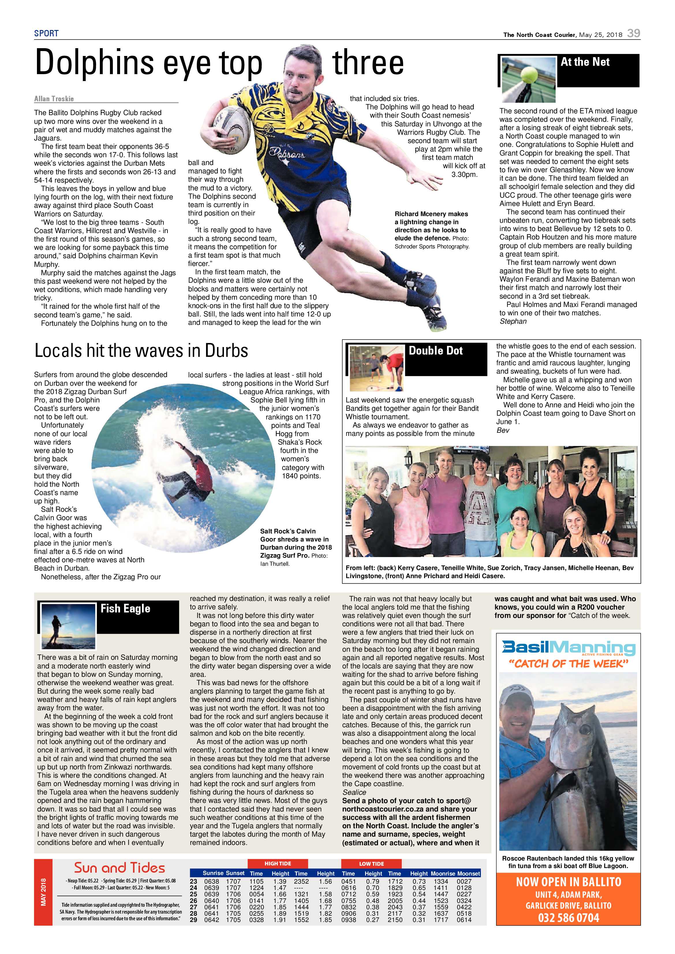The North Coast Courier – 25 May 2018 page 39