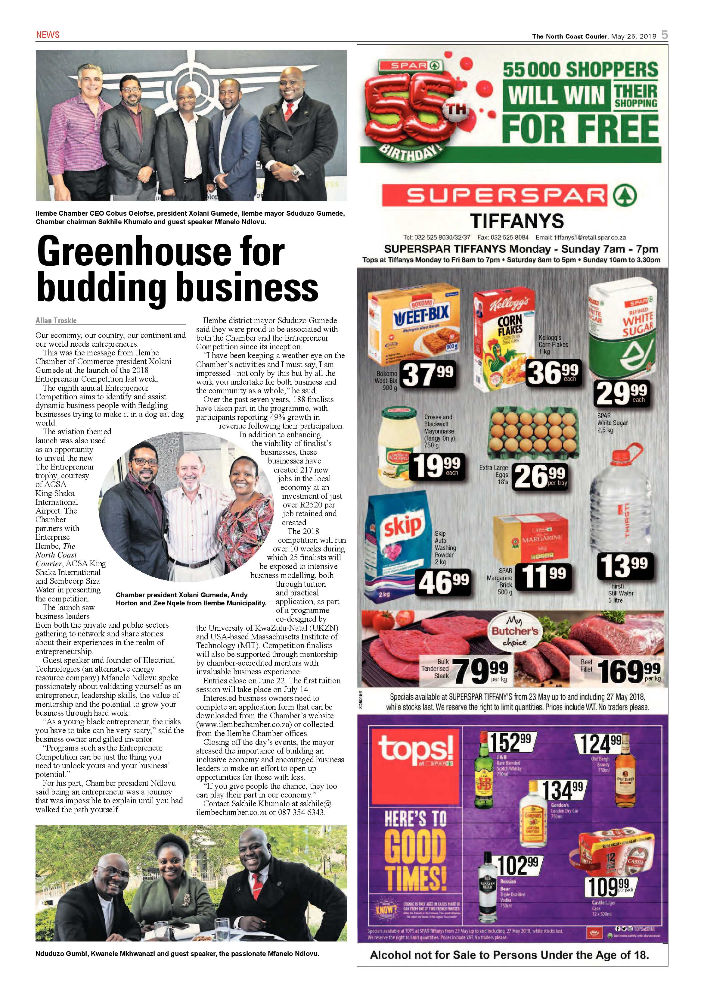 The North Coast Courier – 25 May 2018 page 5