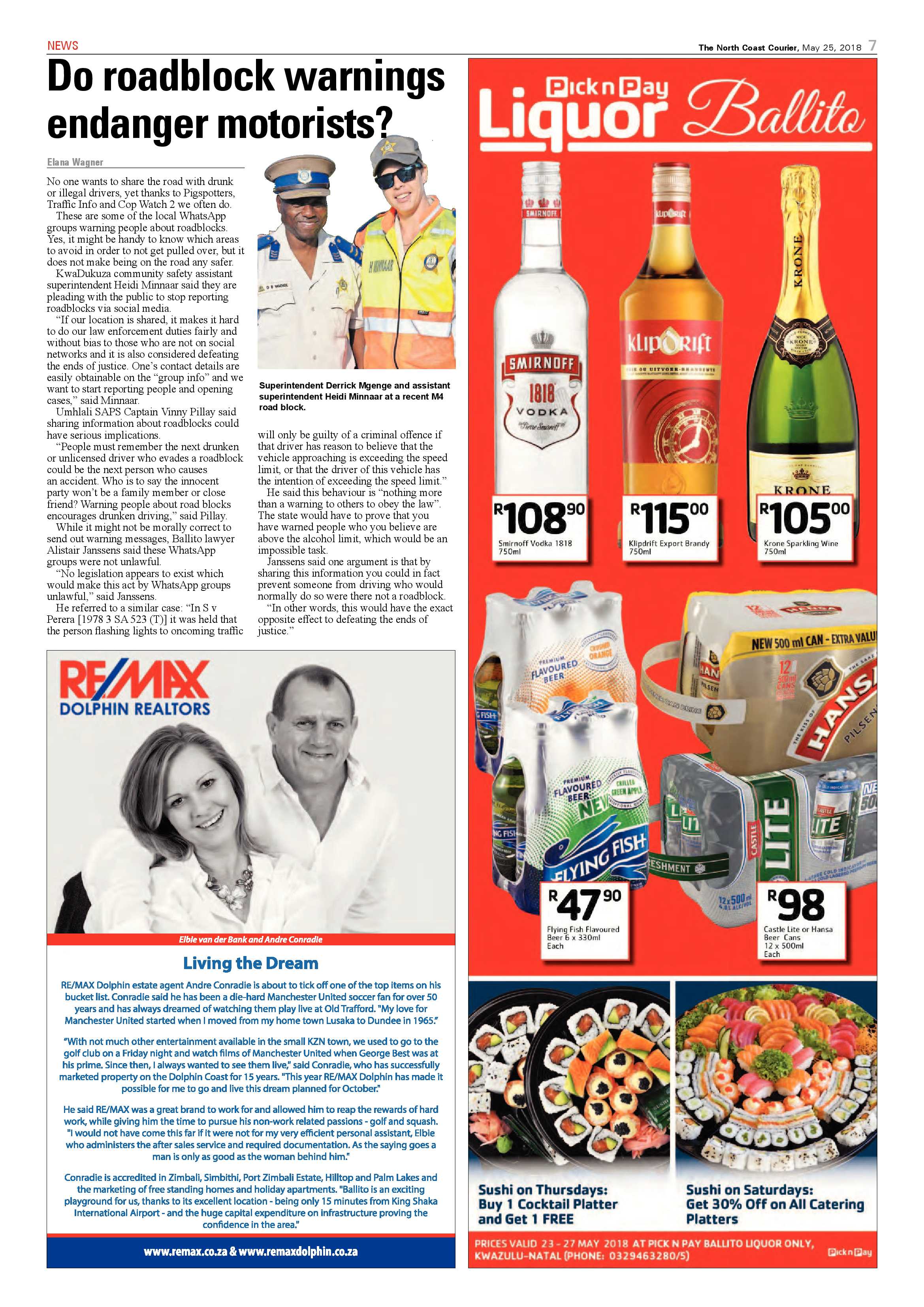 The North Coast Courier – 25 May 2018 page 7