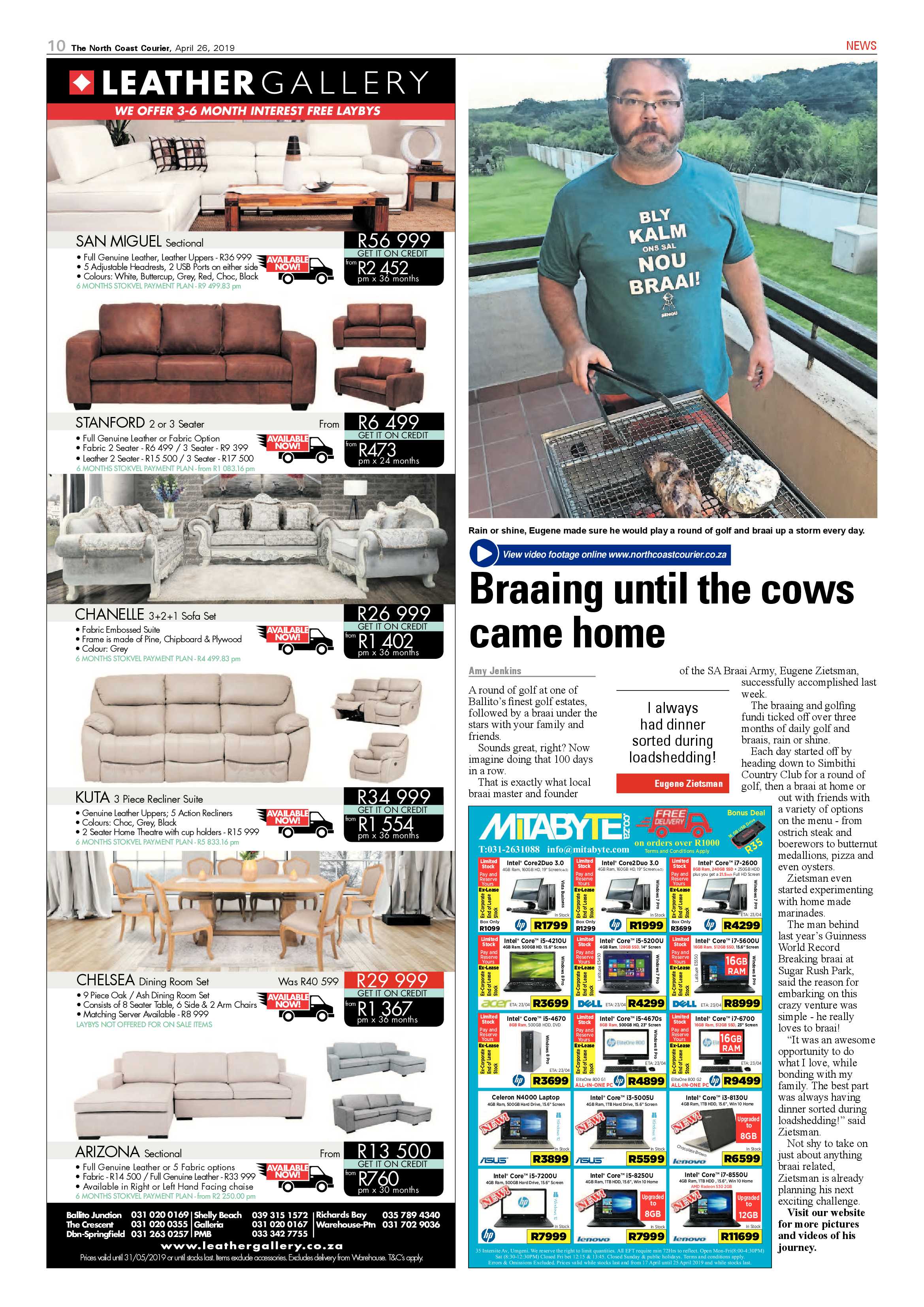 The North Coast Courier – 26 April 2019 page 10