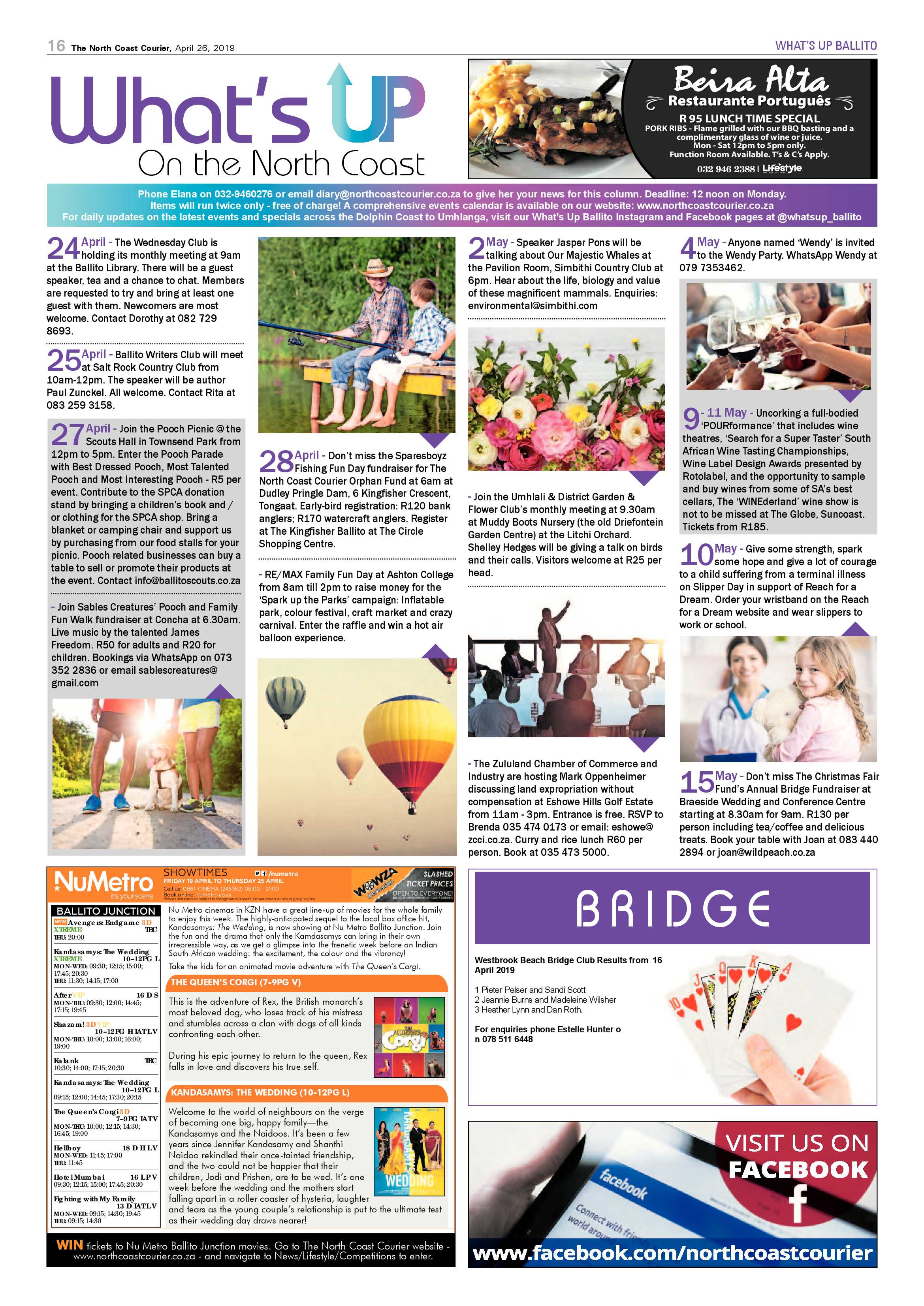 The North Coast Courier – 26 April 2019 page 16