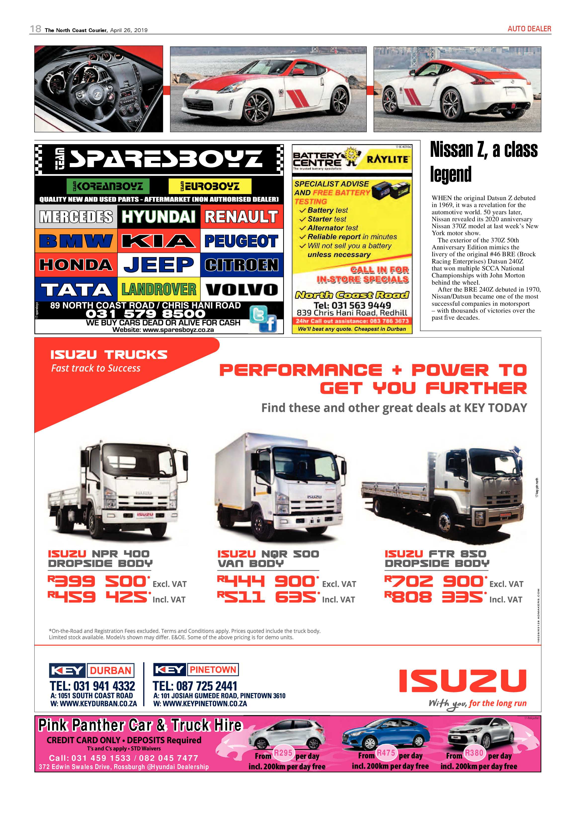 The North Coast Courier – 26 April 2019 page 18