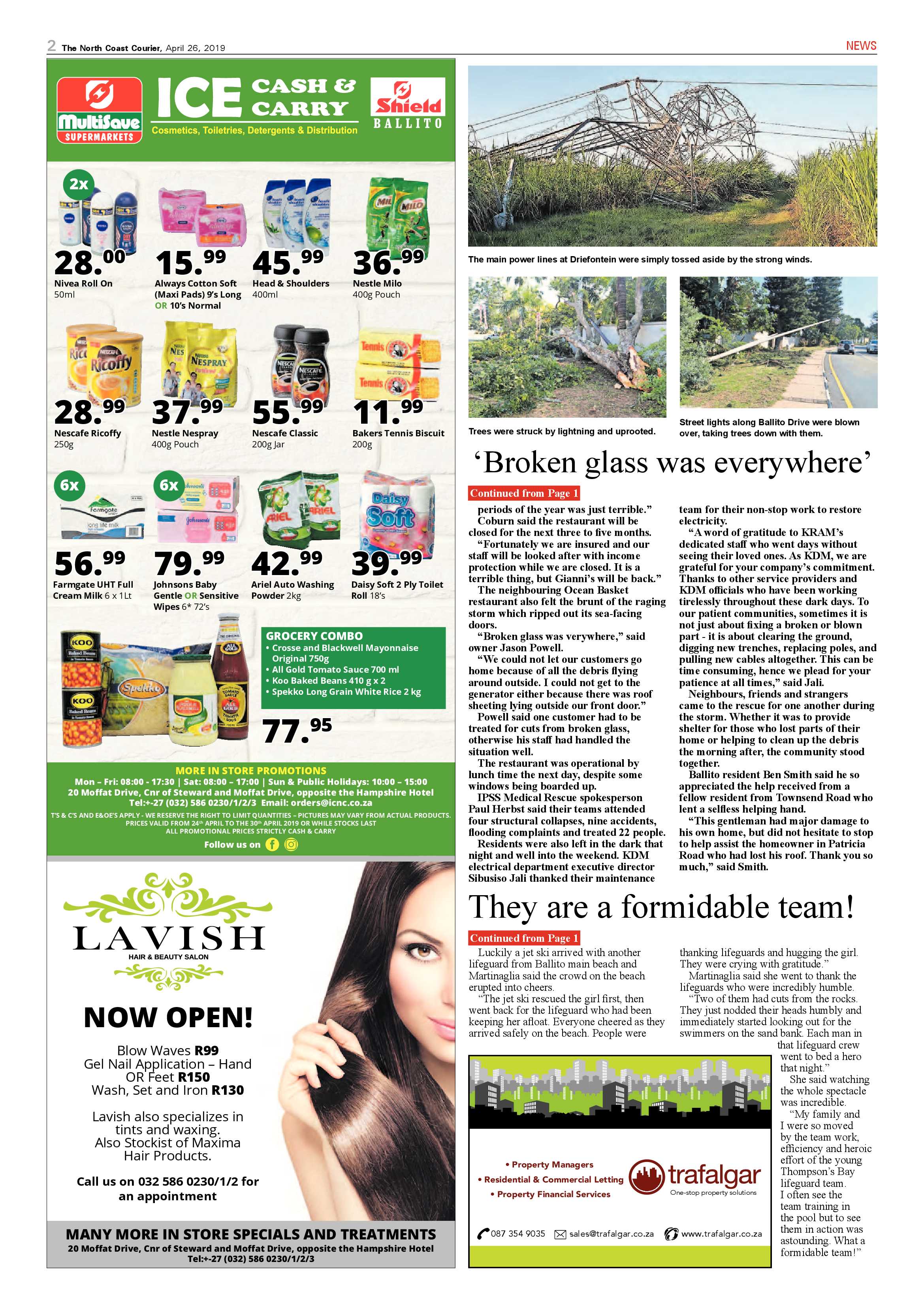 The North Coast Courier – 26 April 2019 page 2