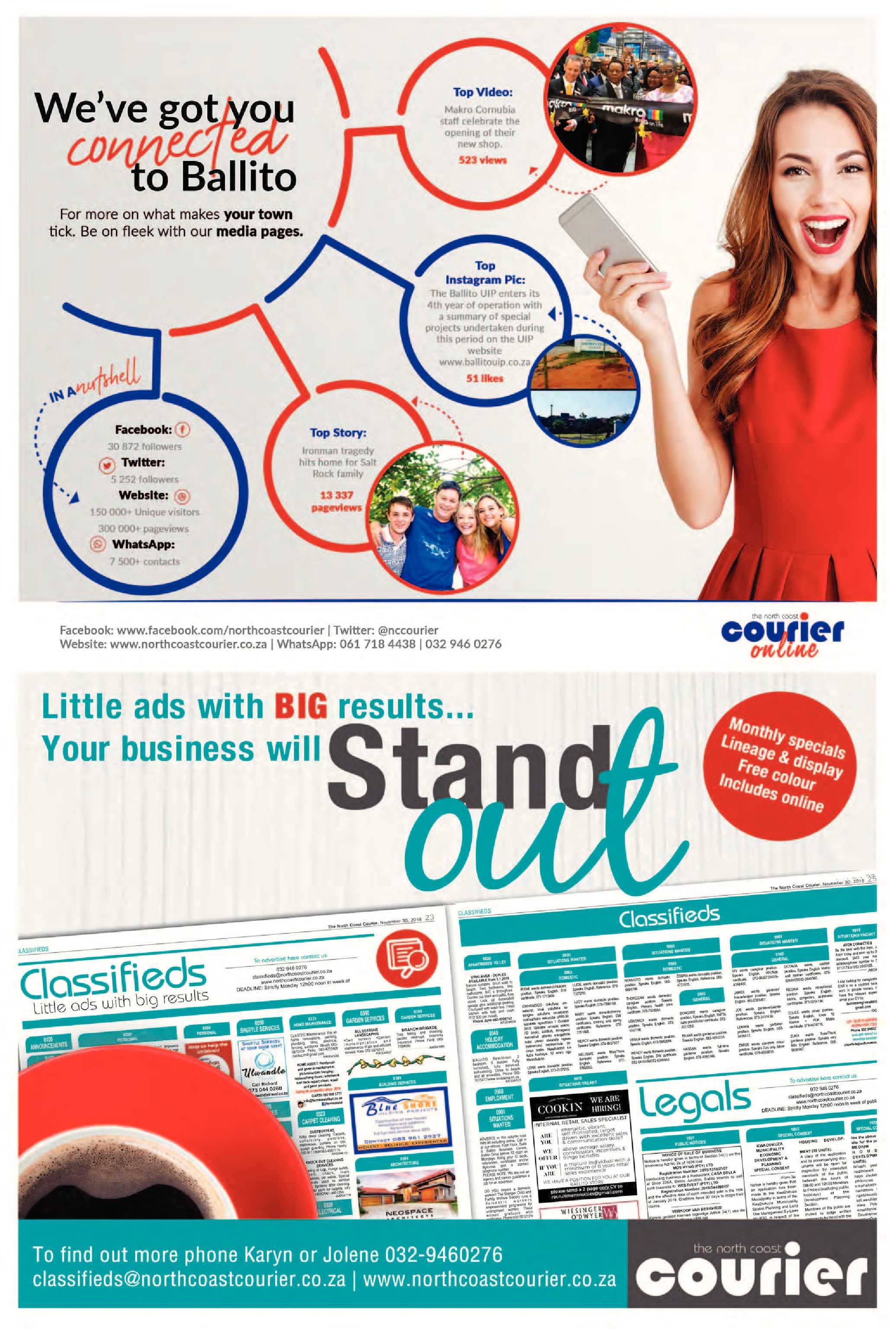 The North Coast Courier – 26 April 2019 page 29