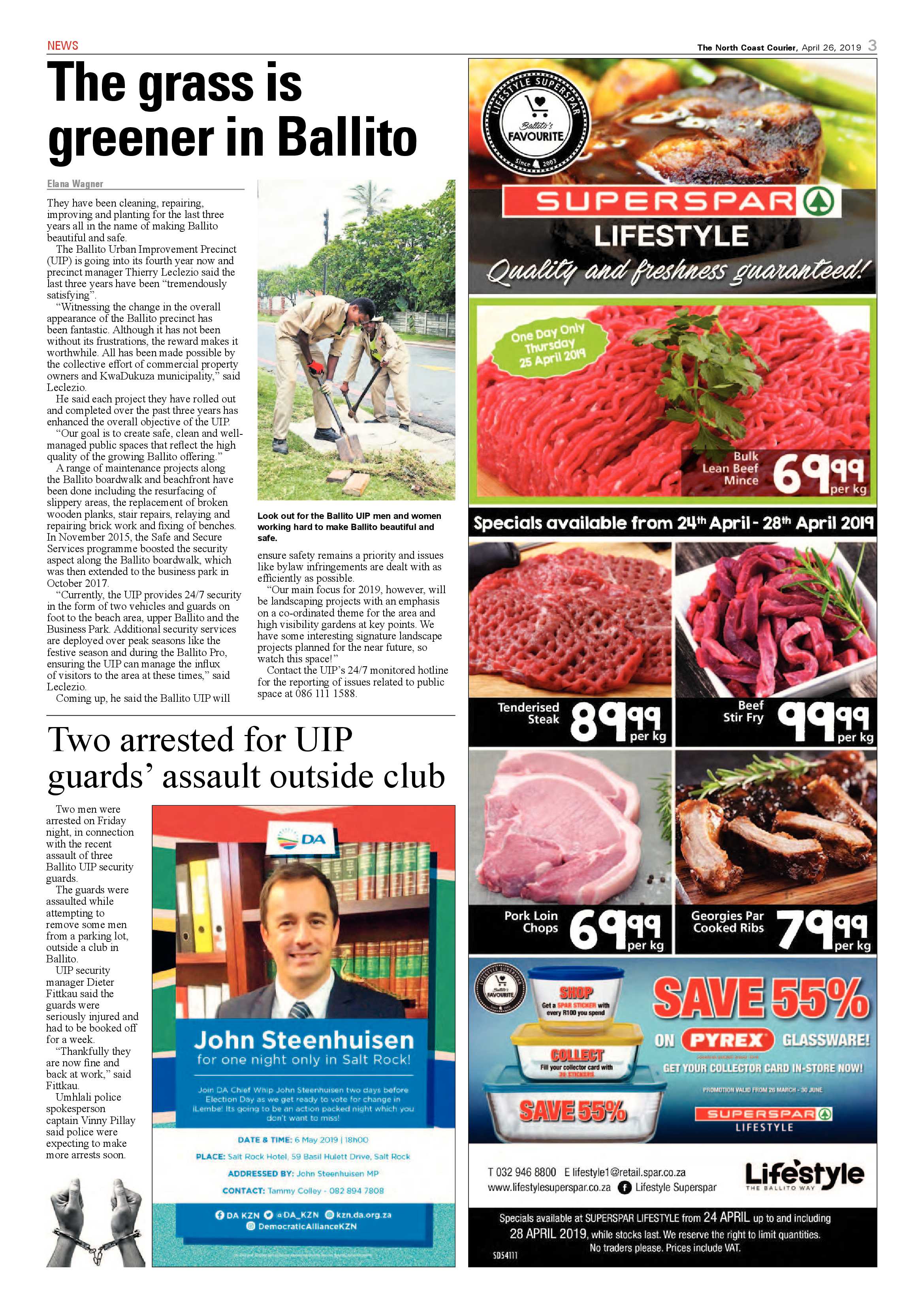 The North Coast Courier – 26 April 2019 page 3