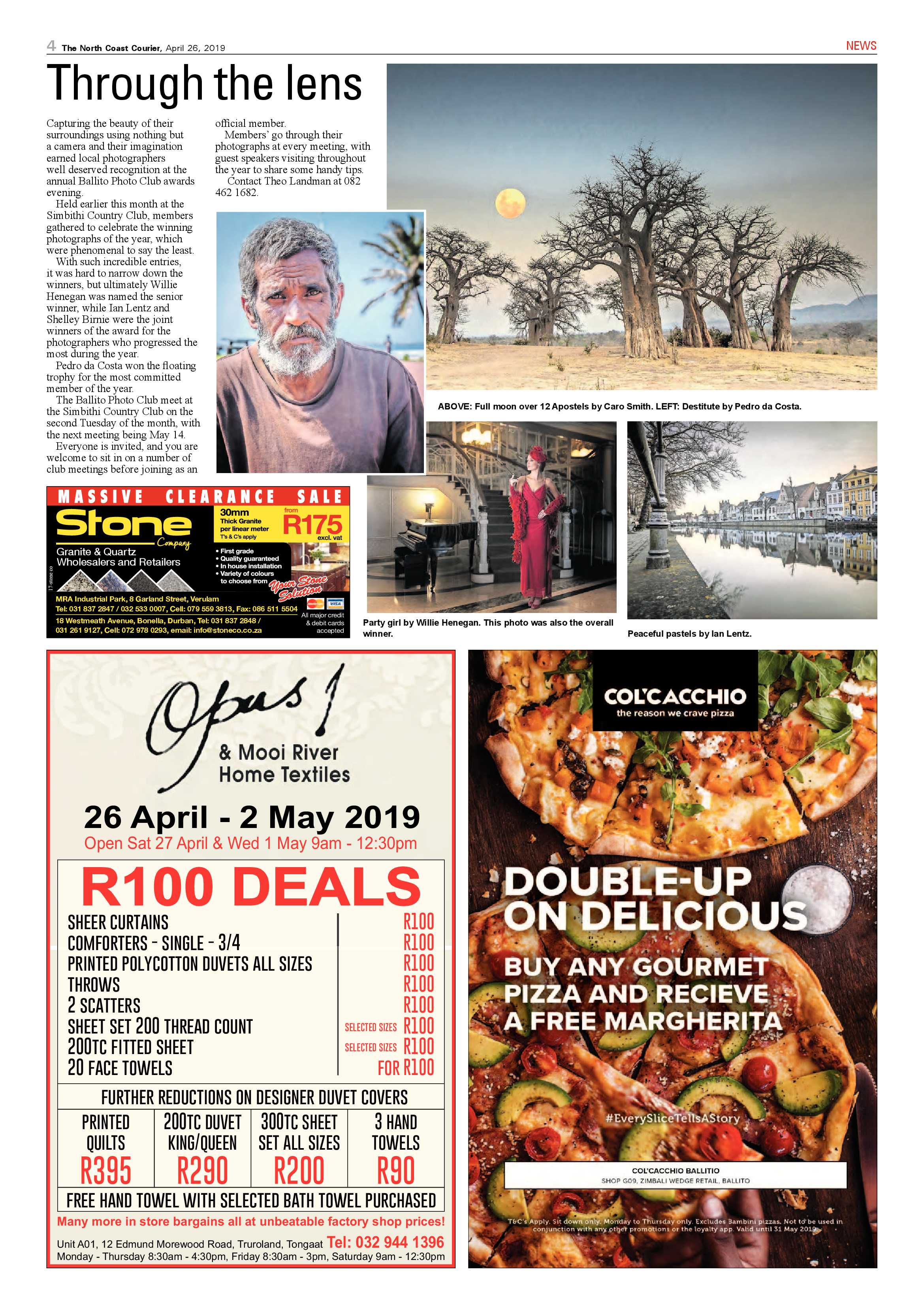 The North Coast Courier – 26 April 2019 page 4