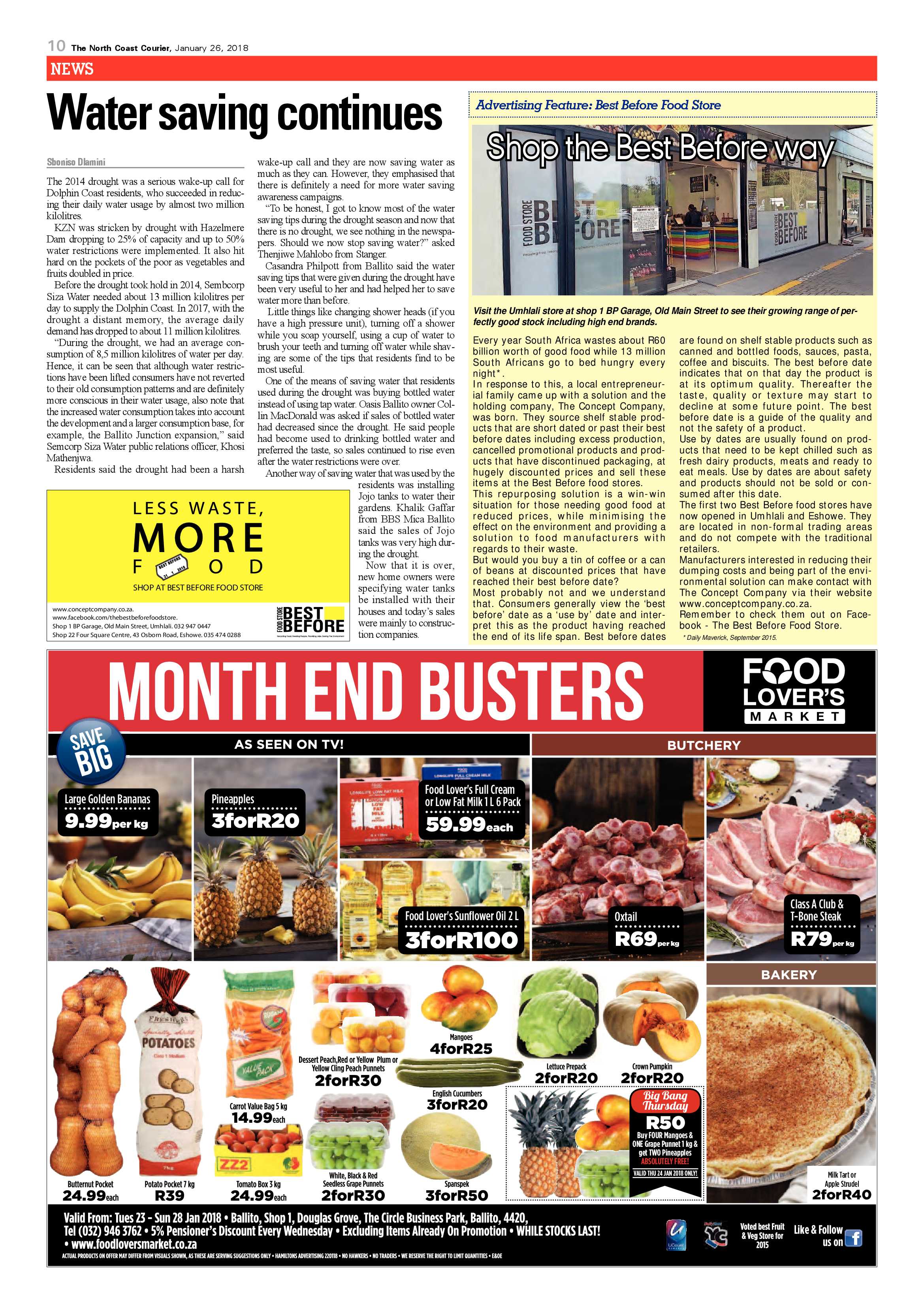 The North Coast Courier – 26 January 2018 page 10