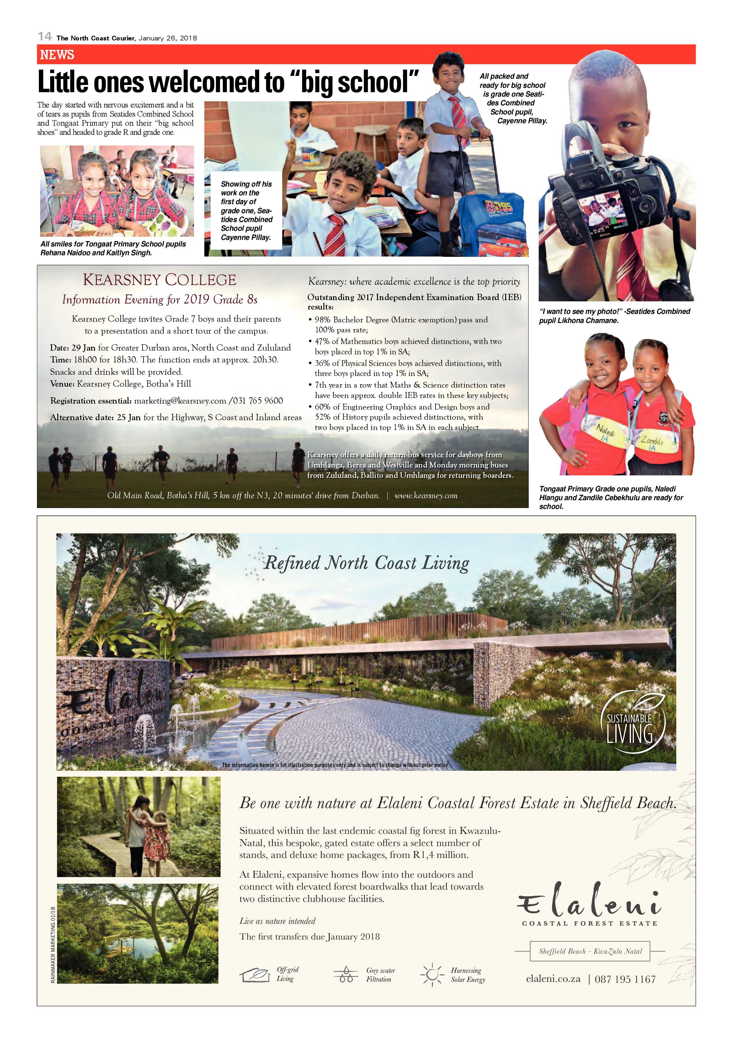 The North Coast Courier – 26 January 2018 page 14