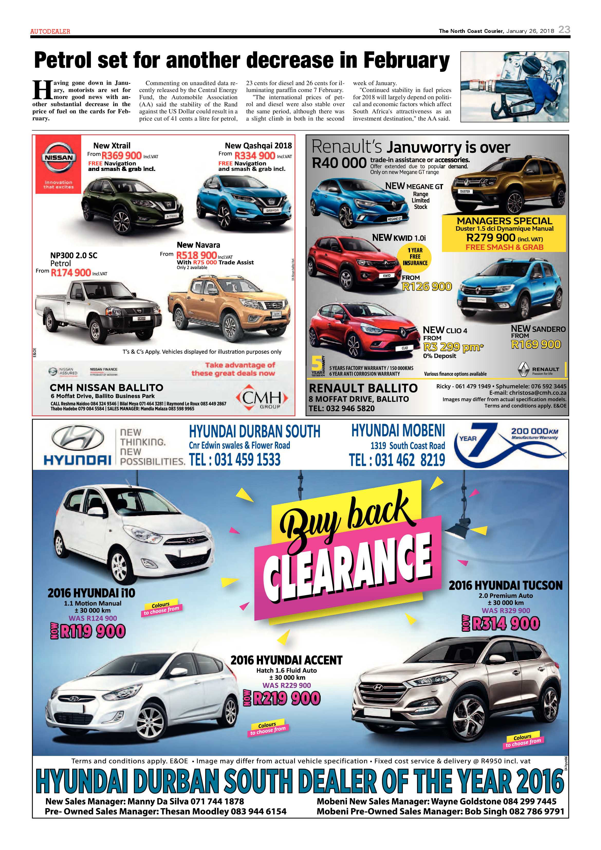 The North Coast Courier – 26 January 2018 page 23
