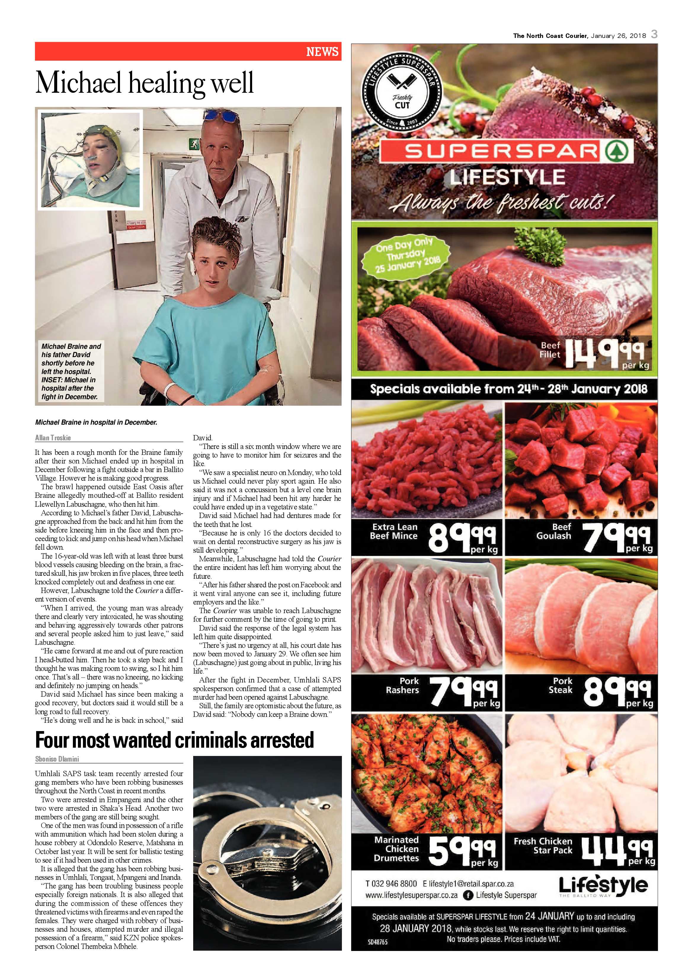The North Coast Courier – 26 January 2018 page 3