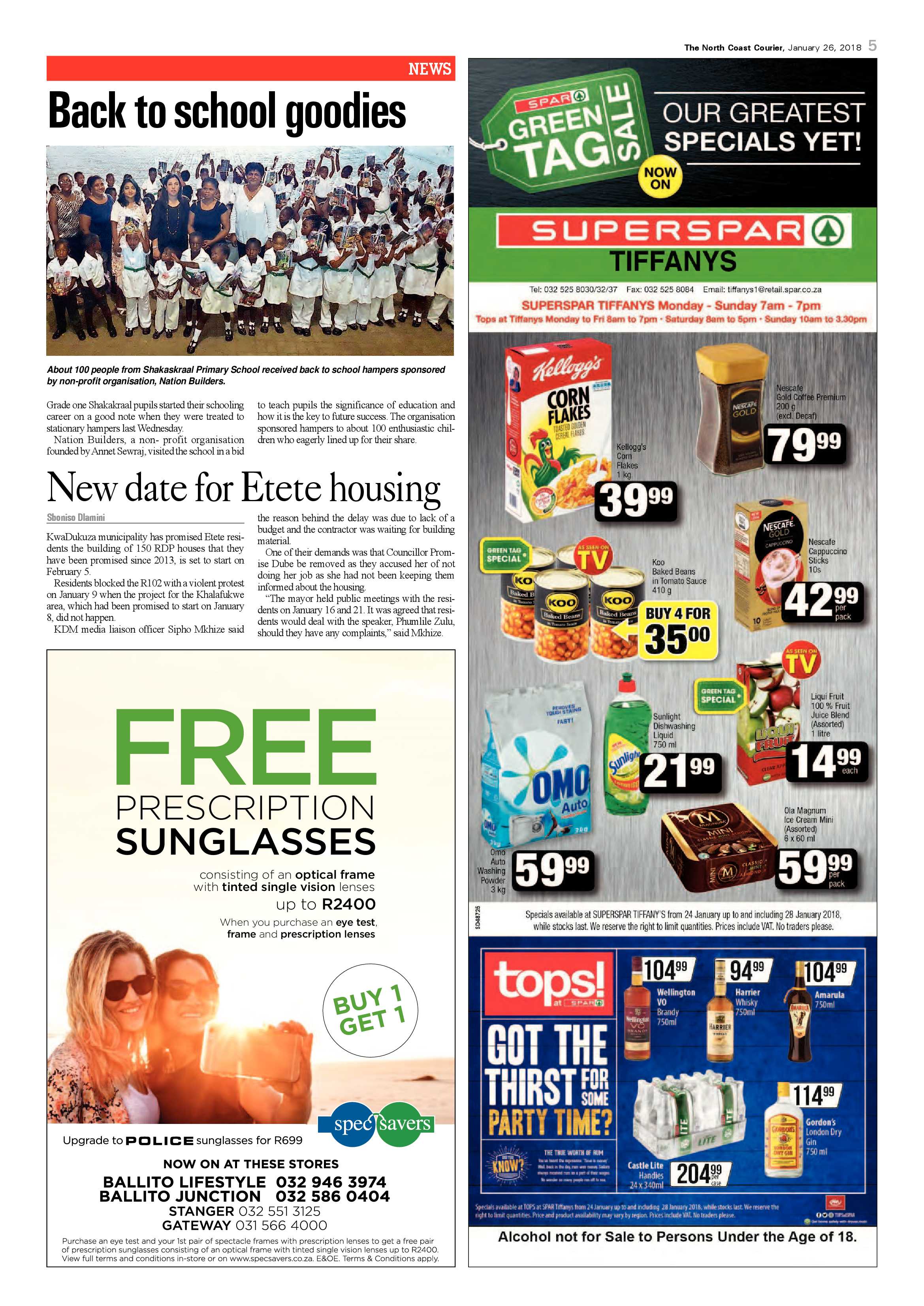 The North Coast Courier – 26 January 2018 page 5