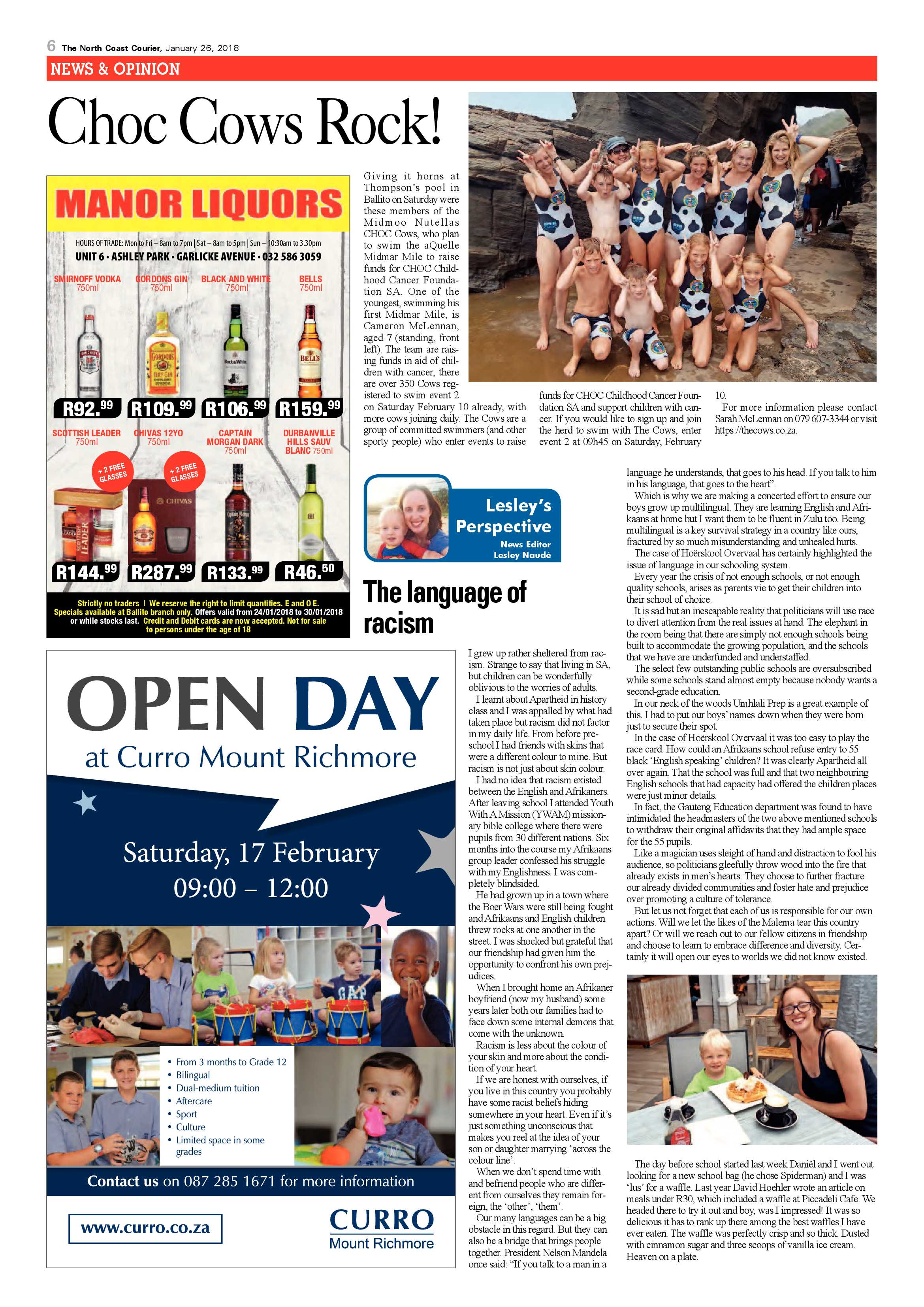 The North Coast Courier – 26 January 2018 page 6