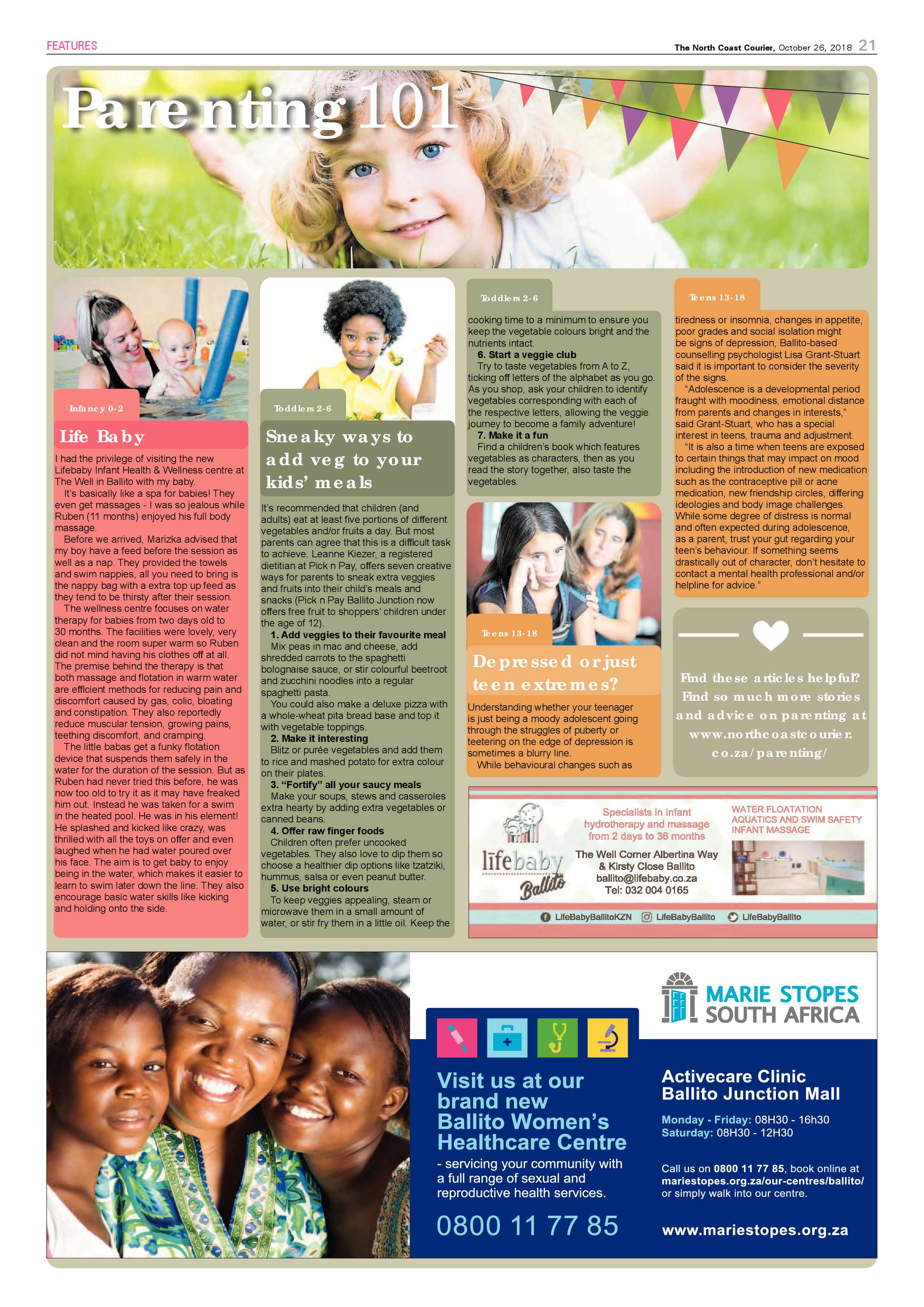 The North Coast Courier – 26 October 2018 page 21