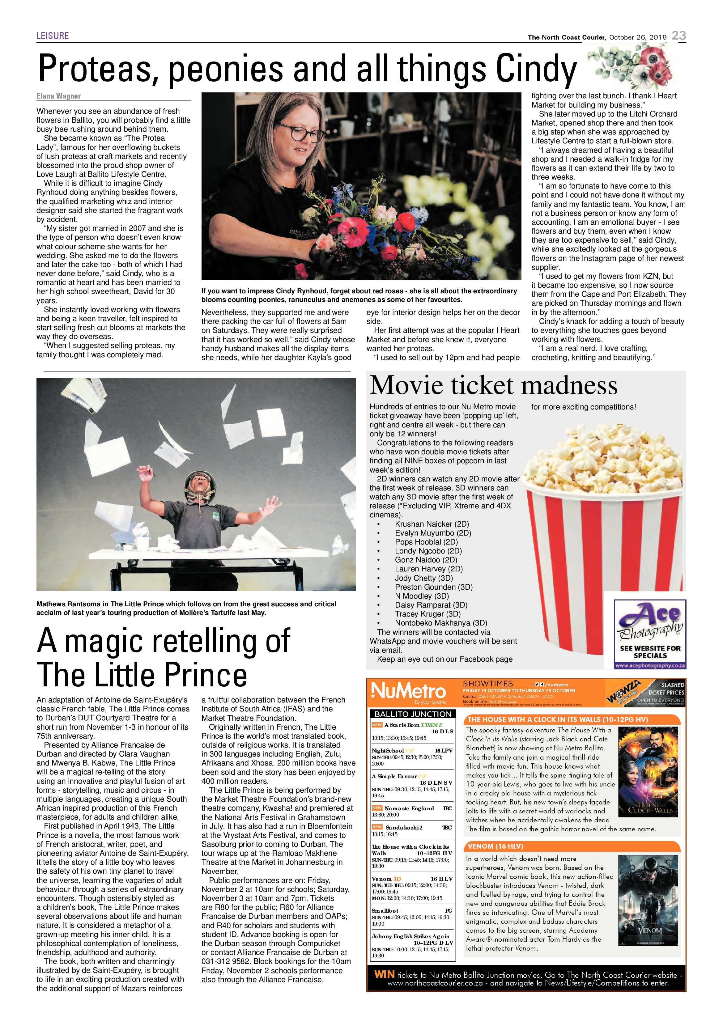 The North Coast Courier – 26 October 2018 page 23