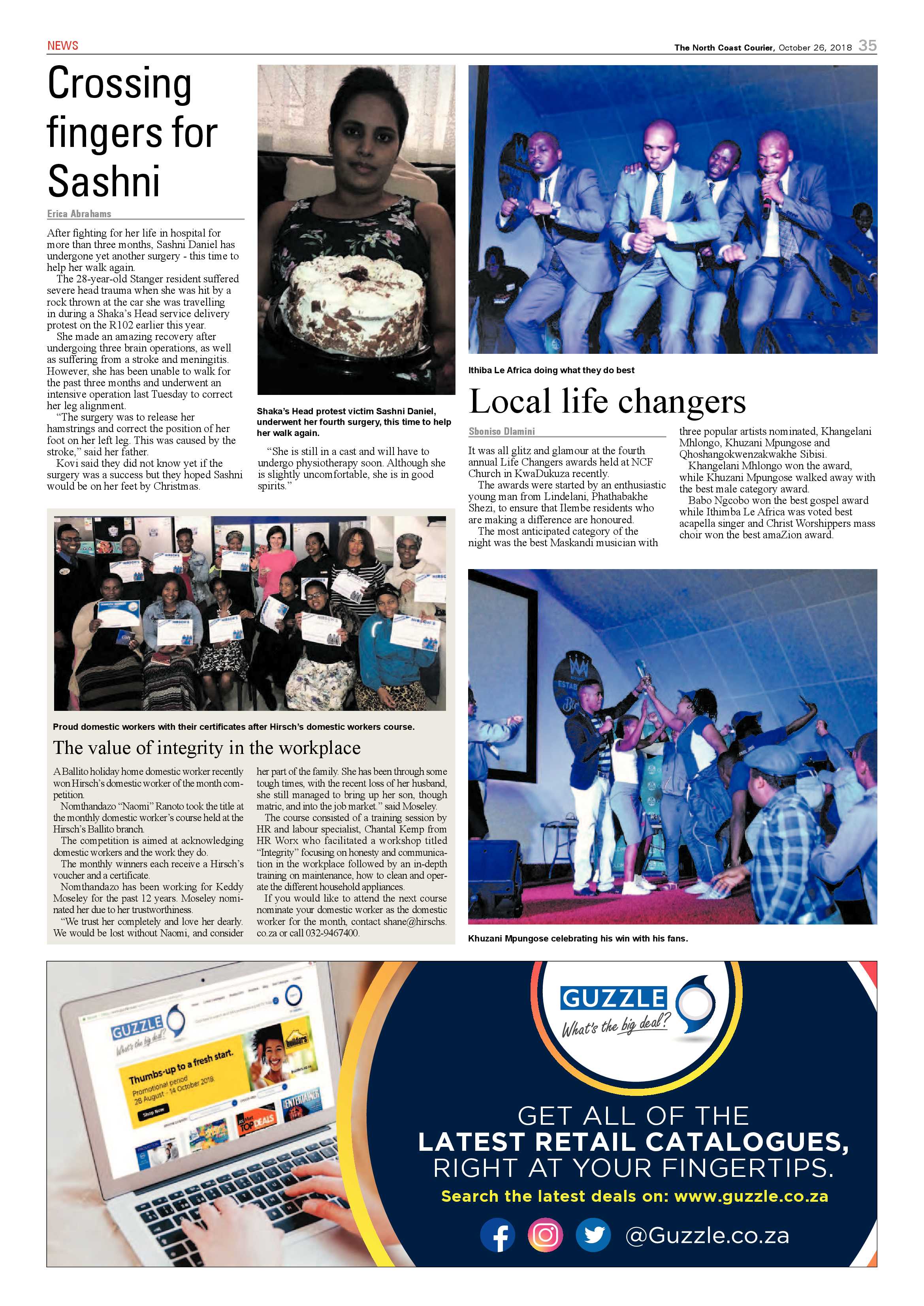 The North Coast Courier – 26 October 2018 page 35