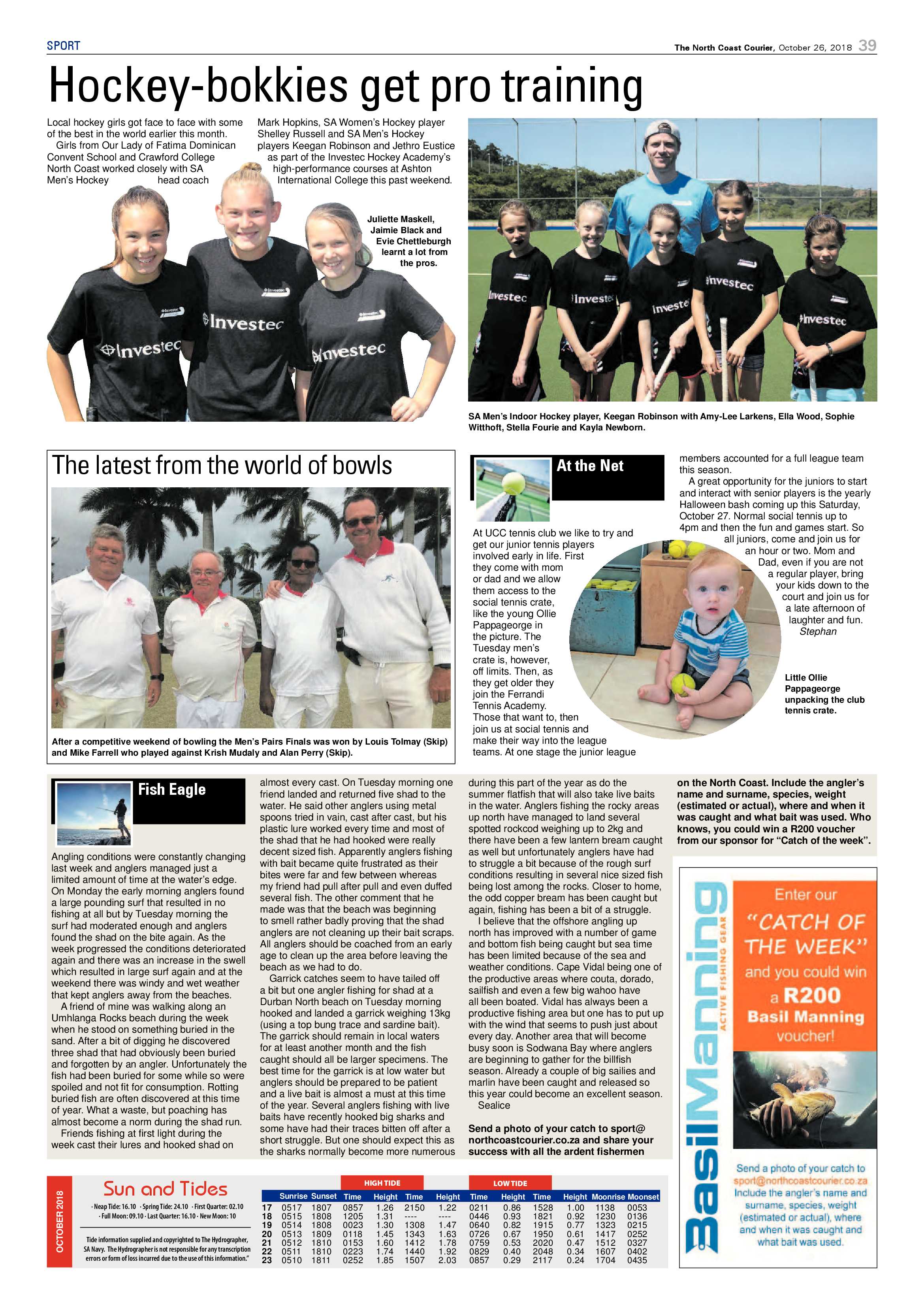 The North Coast Courier – 26 October 2018 page 39