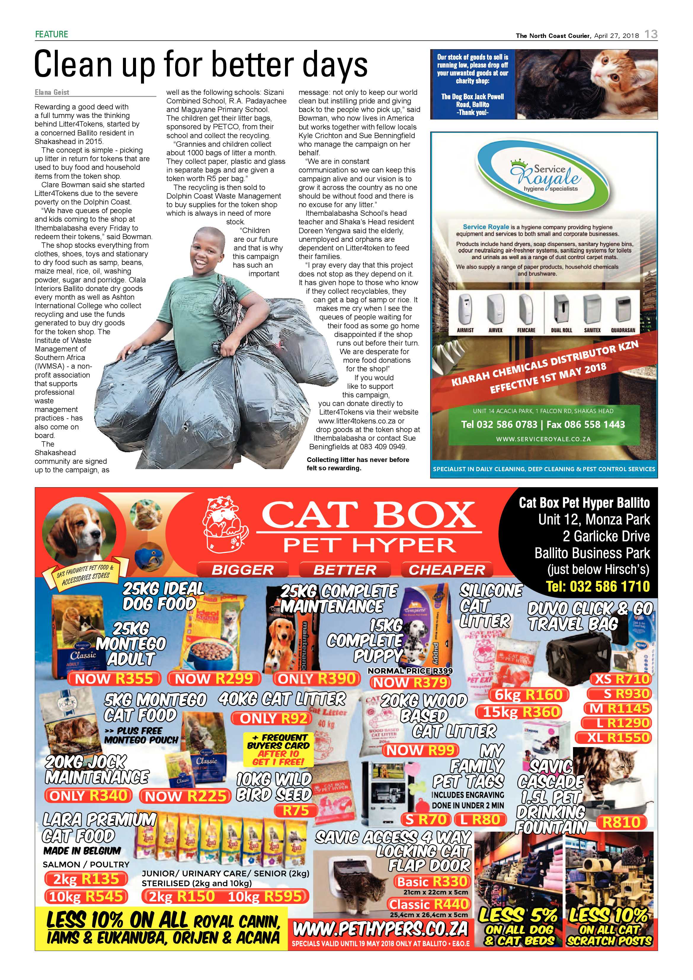 The North Coast Courier – 27 April 2018 page 13