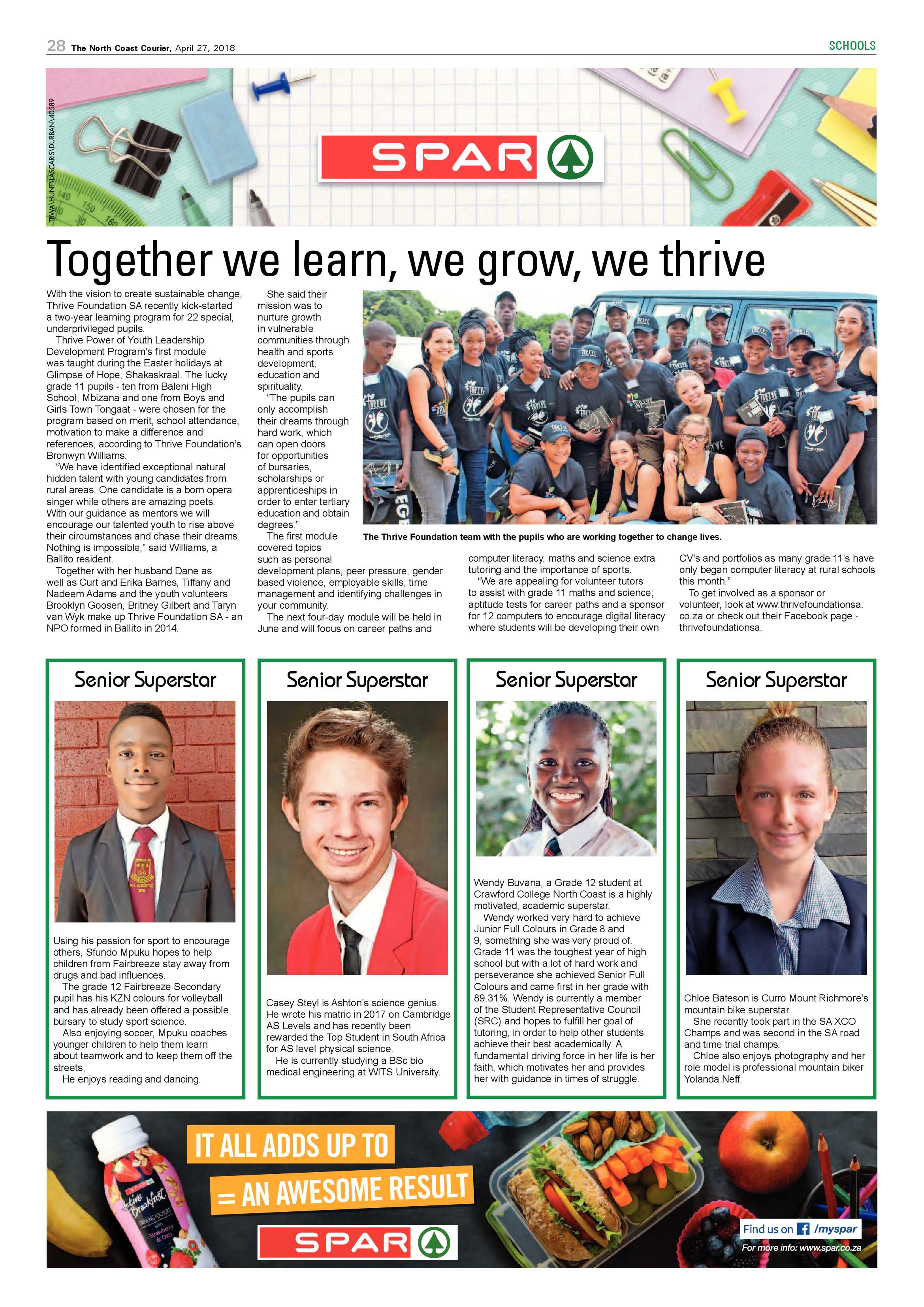 The North Coast Courier – 27 April 2018 page 28