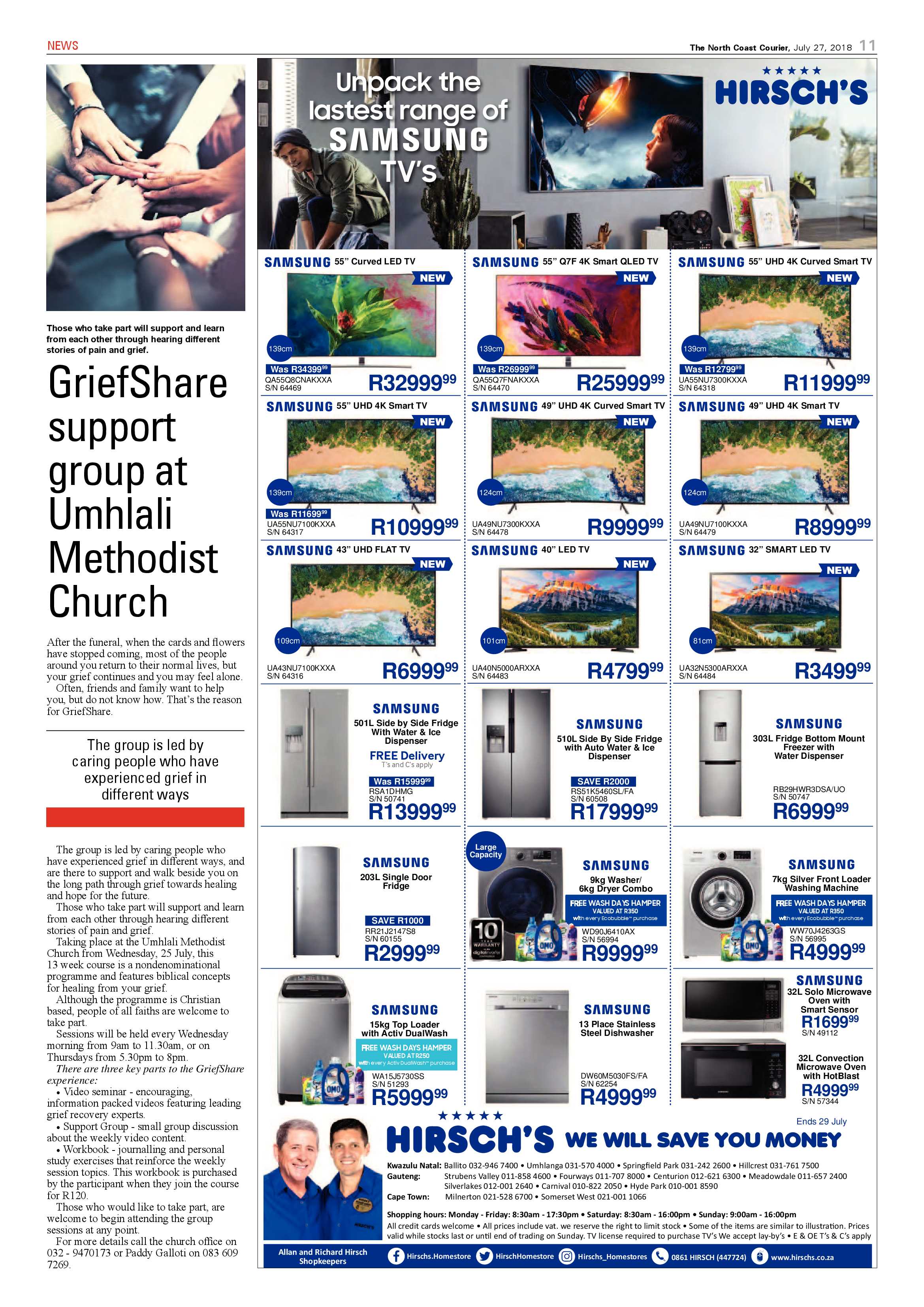 The North Coast Courier – 27 July 2018 page 11